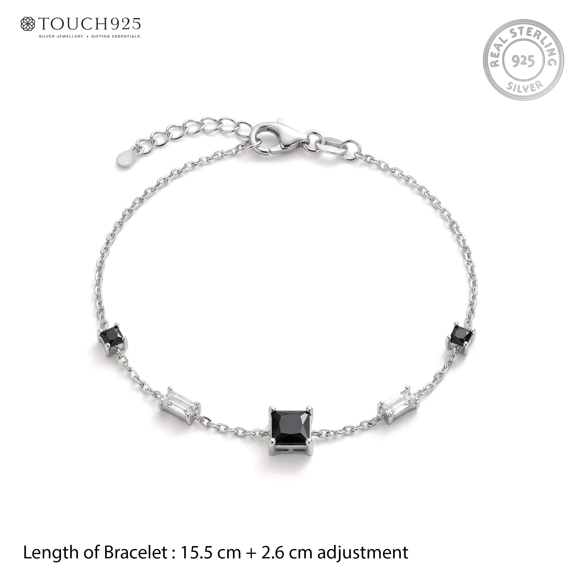 Minimal Square Station Bracelet