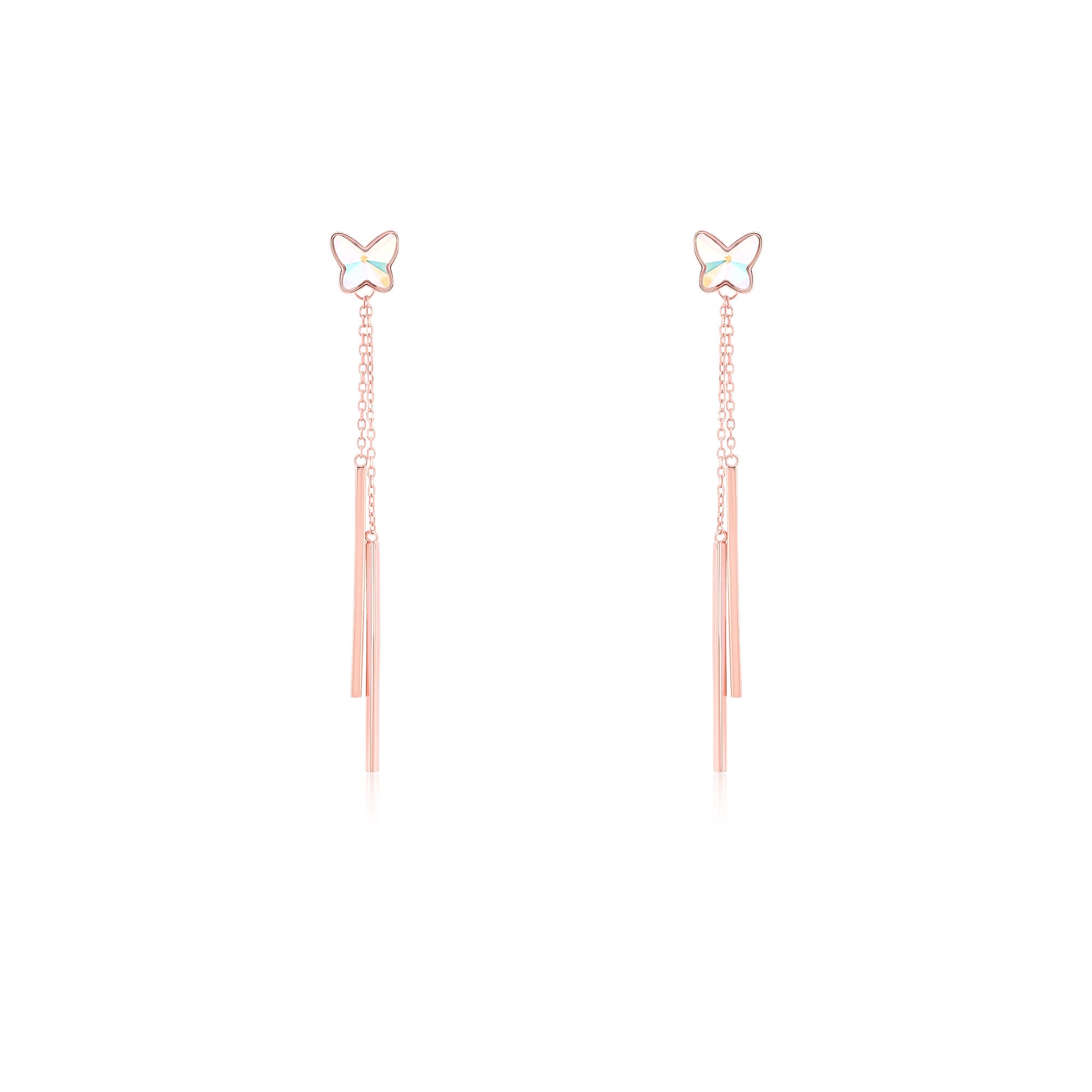 Butterfly Drop Earrings