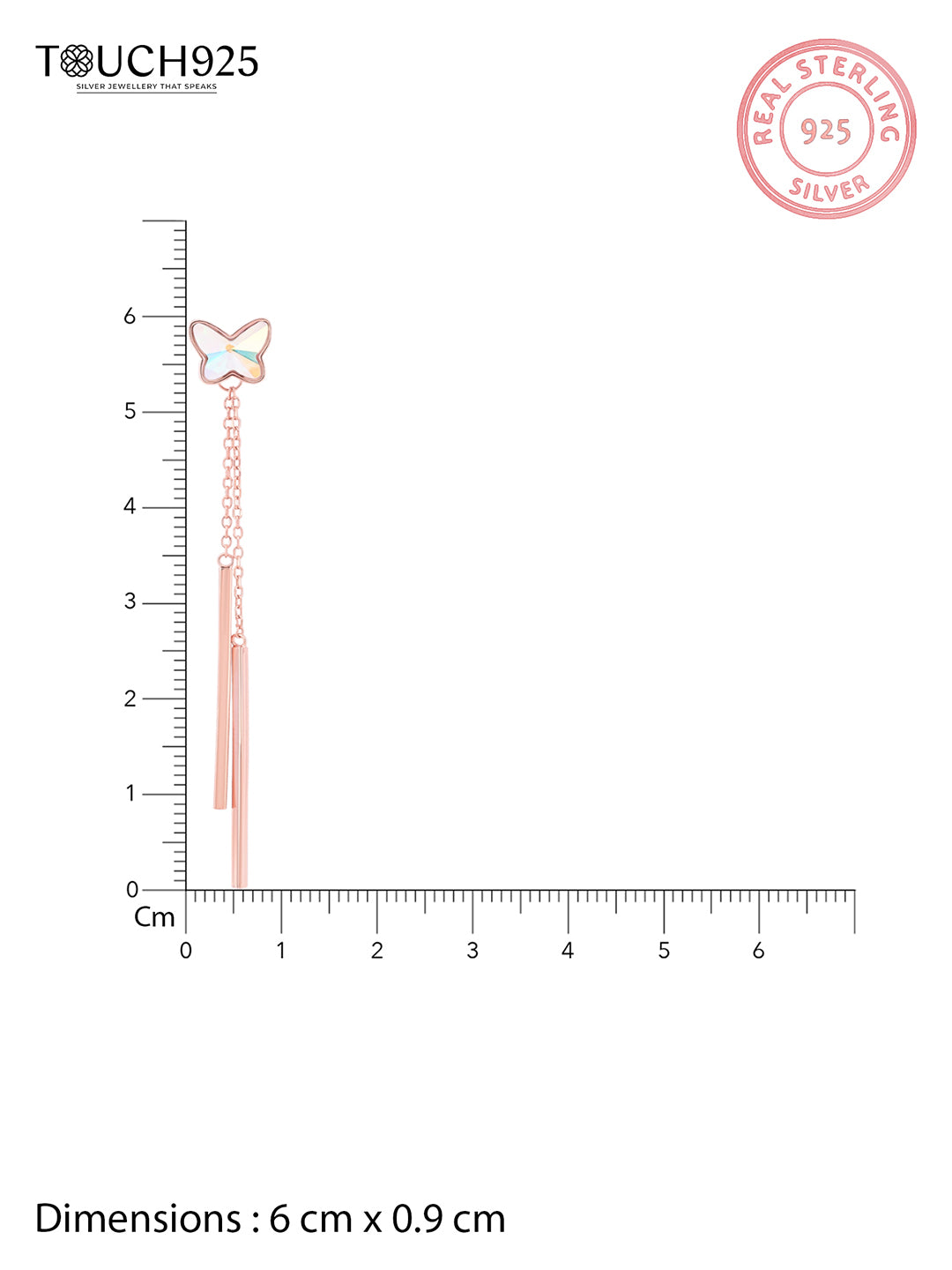 Butterfly Drop Earrings