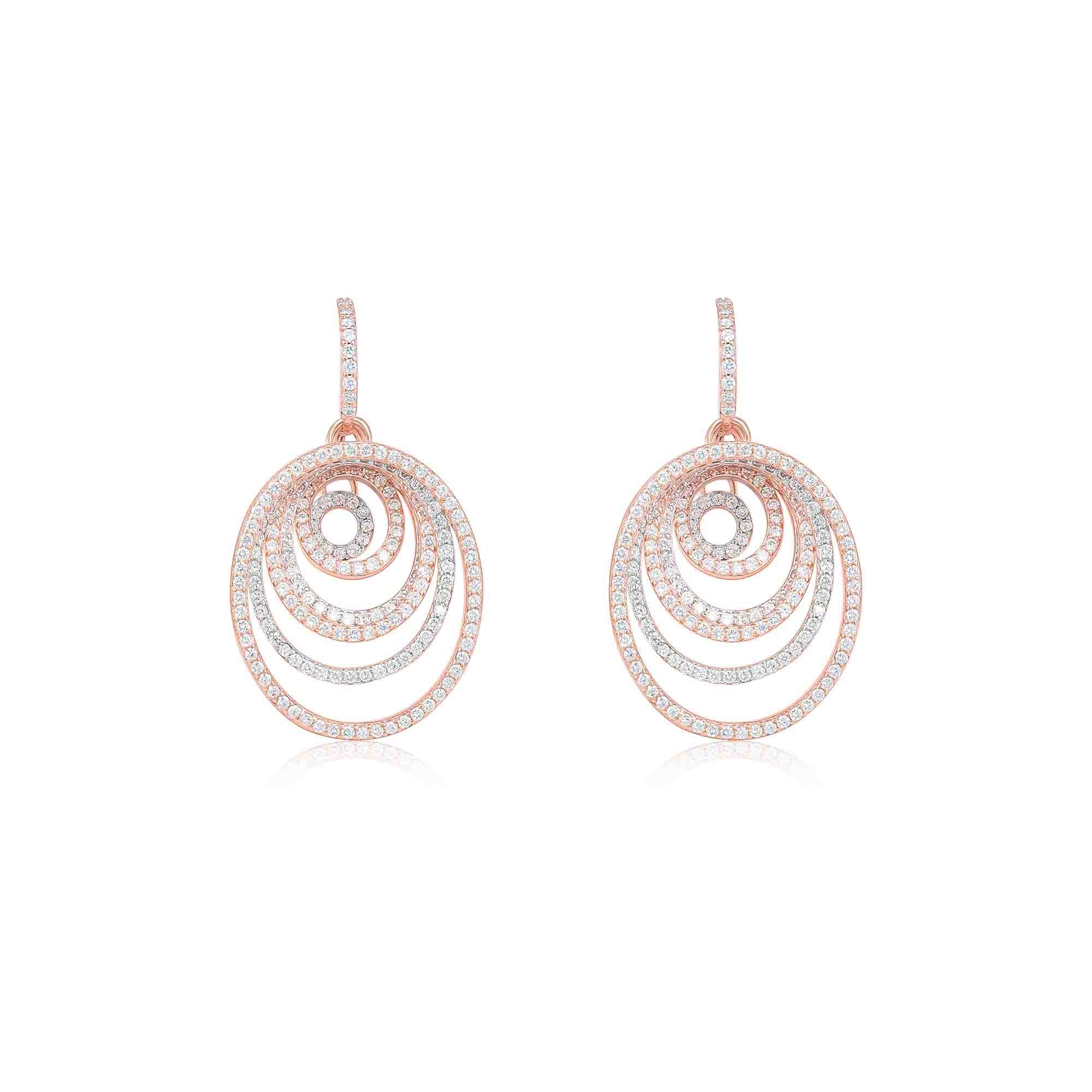 Harmony Hoop Dangler Earrings