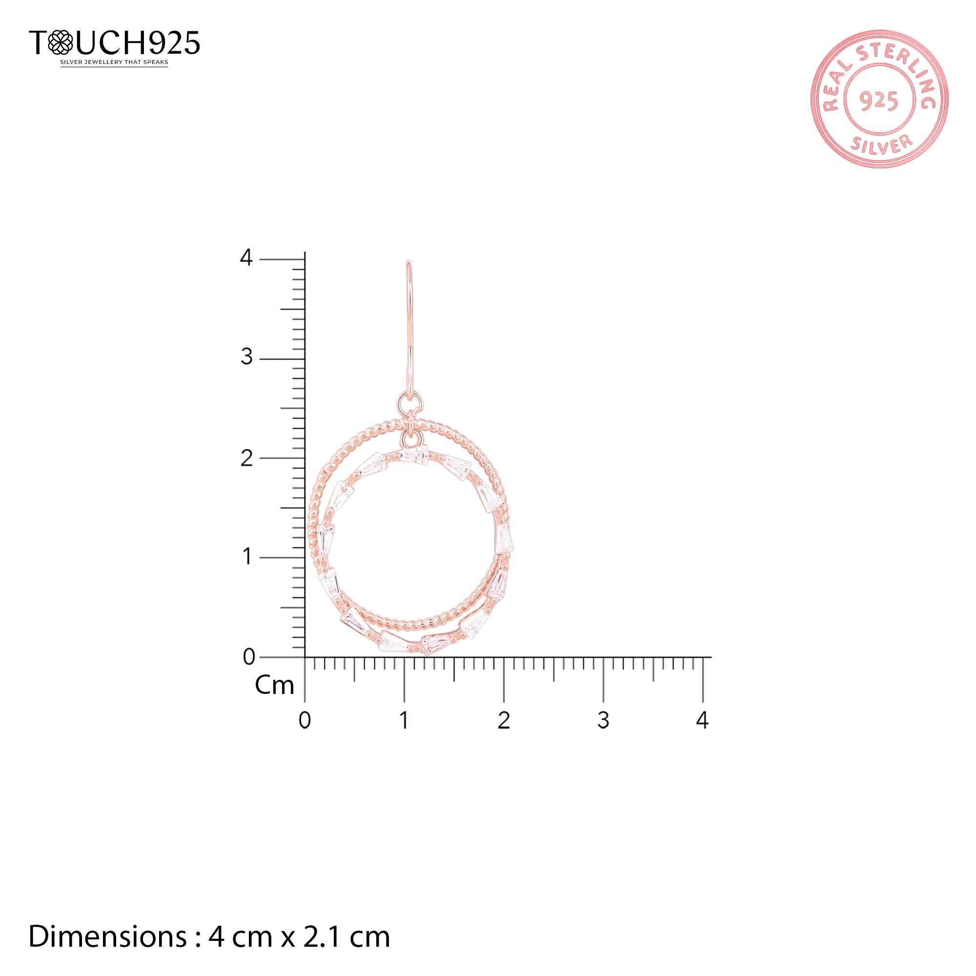 Layered Crystal Bead Dangler