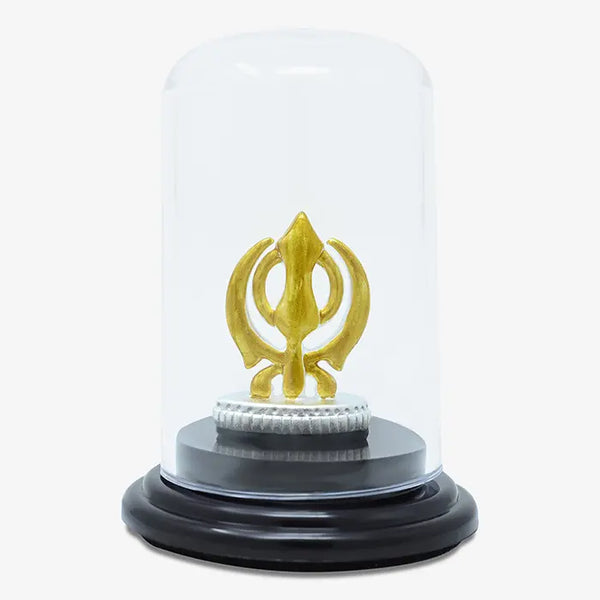 999 Silver Sikh Khanda Elegance Idol