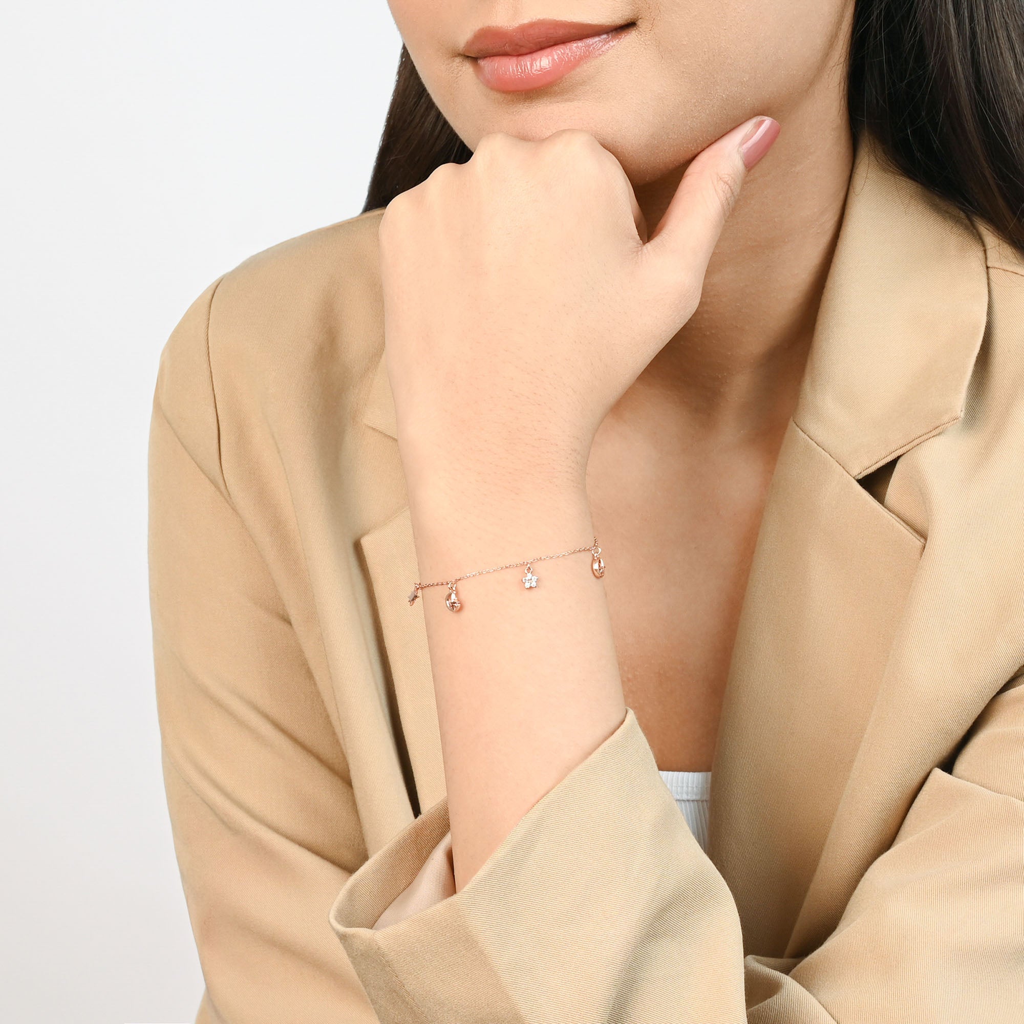 Moon & Star Charm Bracelet