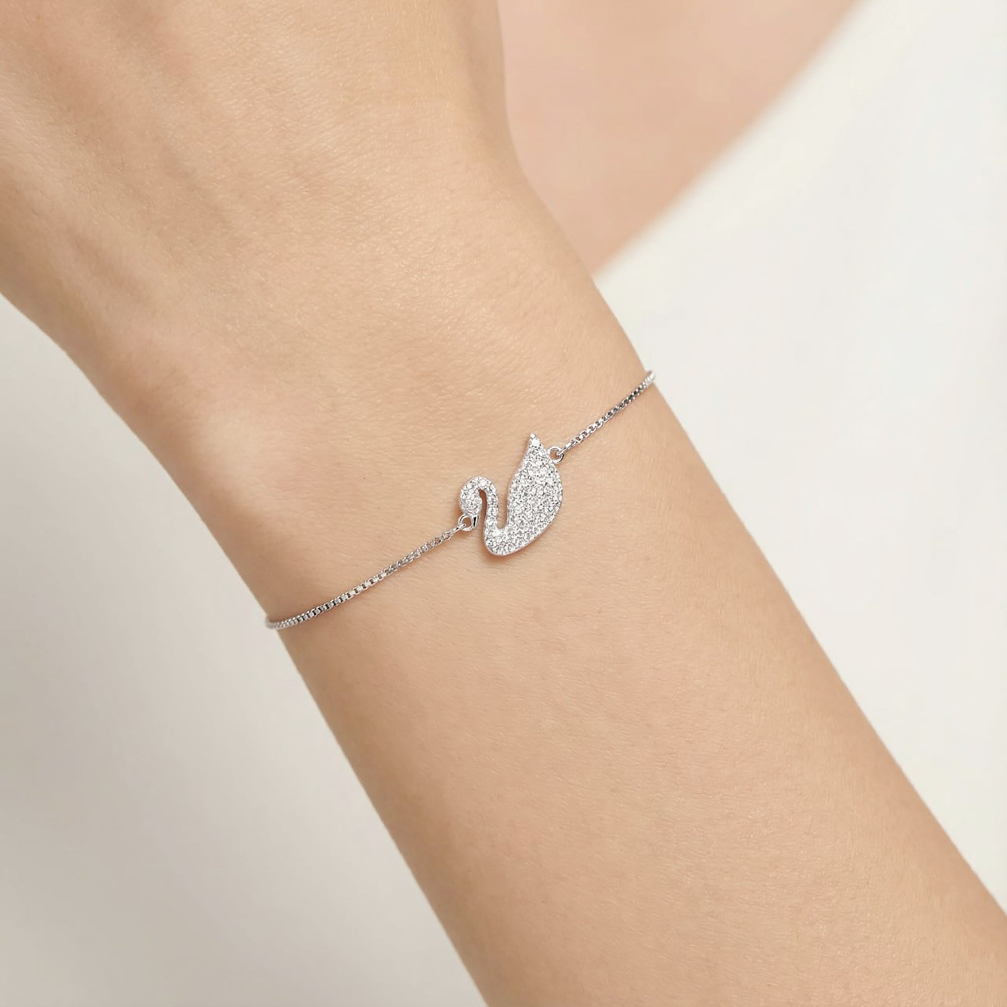 Swan CZ Bracelet