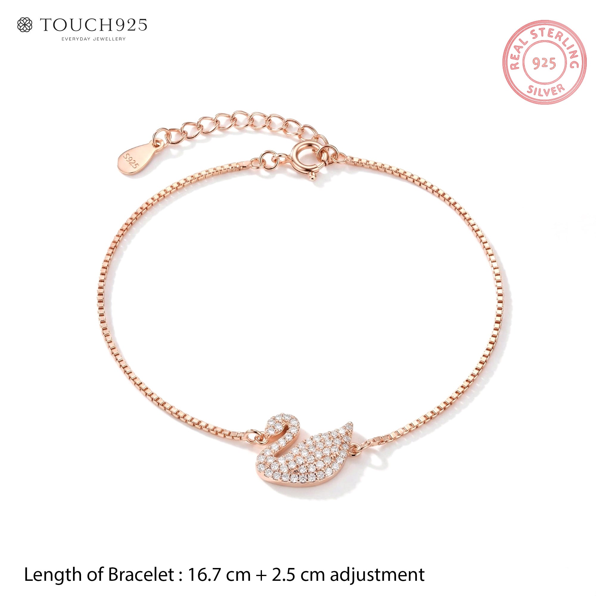 Swan CZ Bracelet