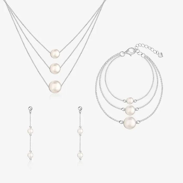 Elegance Pearl Jewellery Set