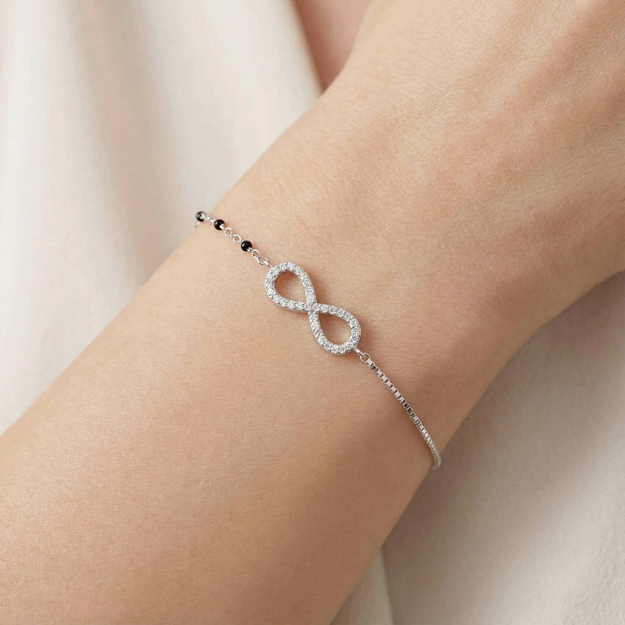 Infinity CZ Bracelet