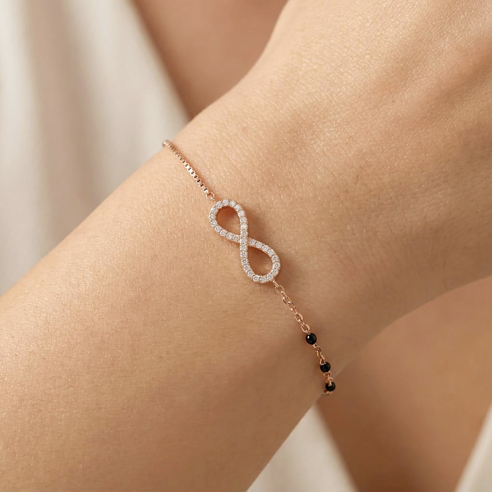 Infinity CZ Bracelet