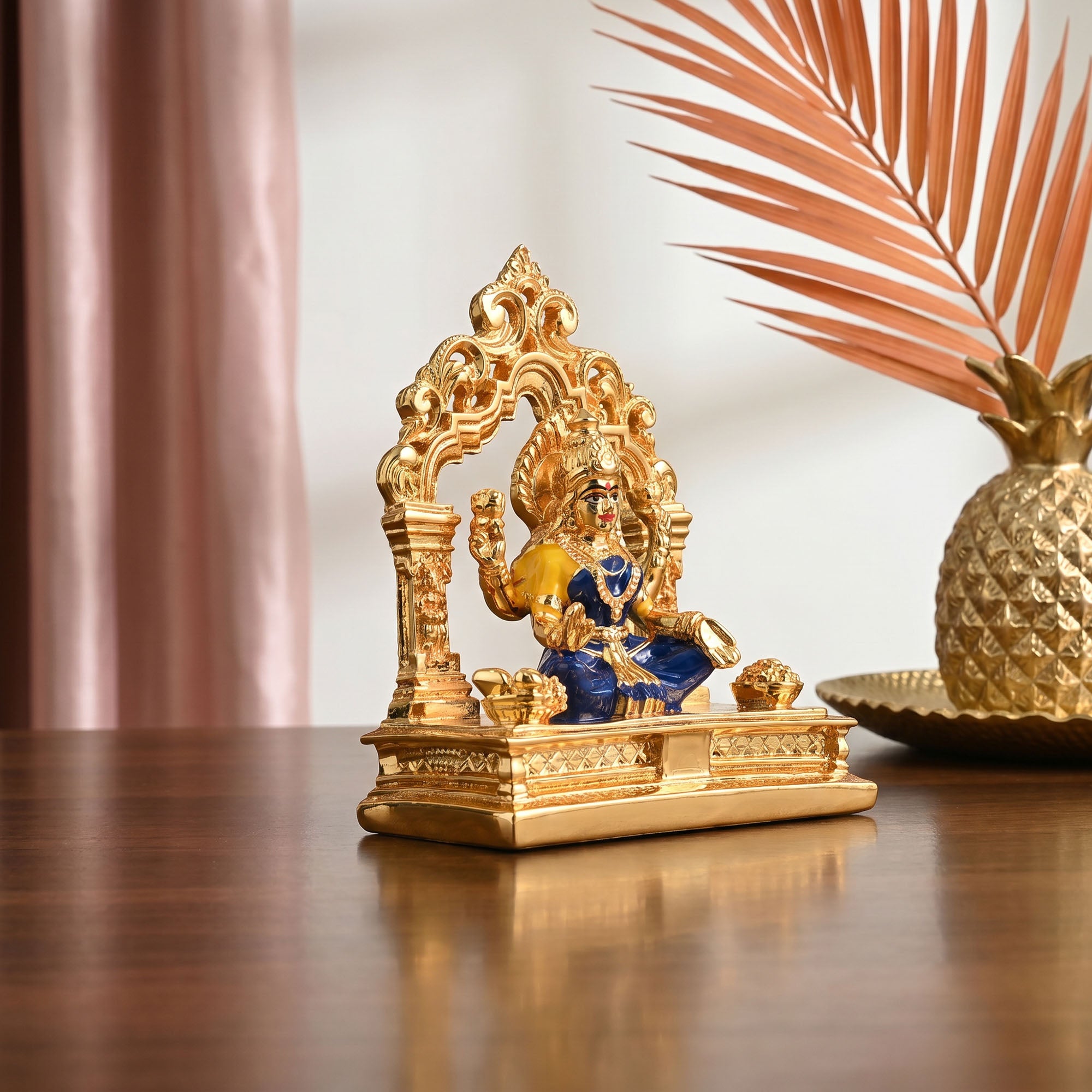 24K Gold Plated Lakshmi Arch Figurine