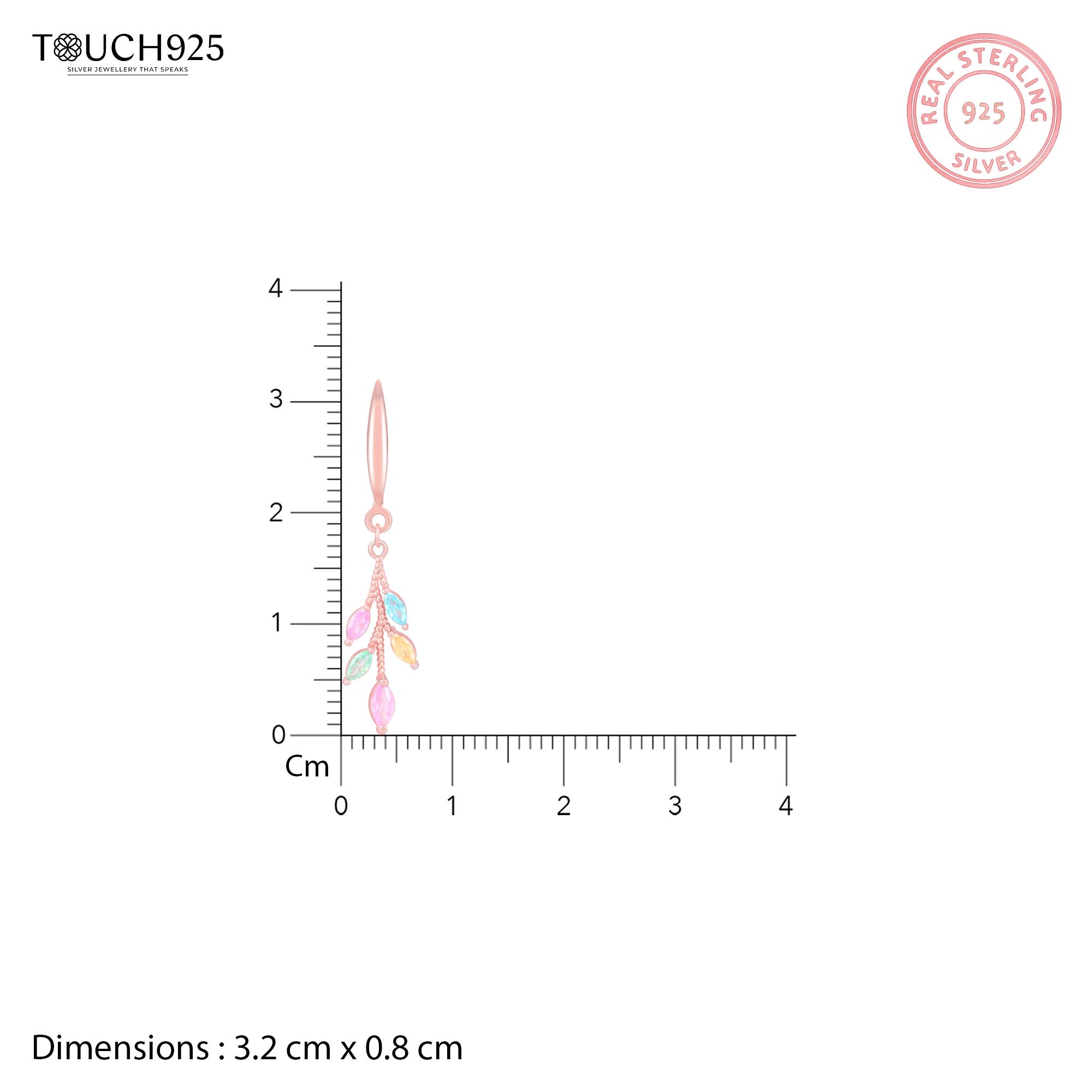 Pastel Bead Fish Hook Earrings