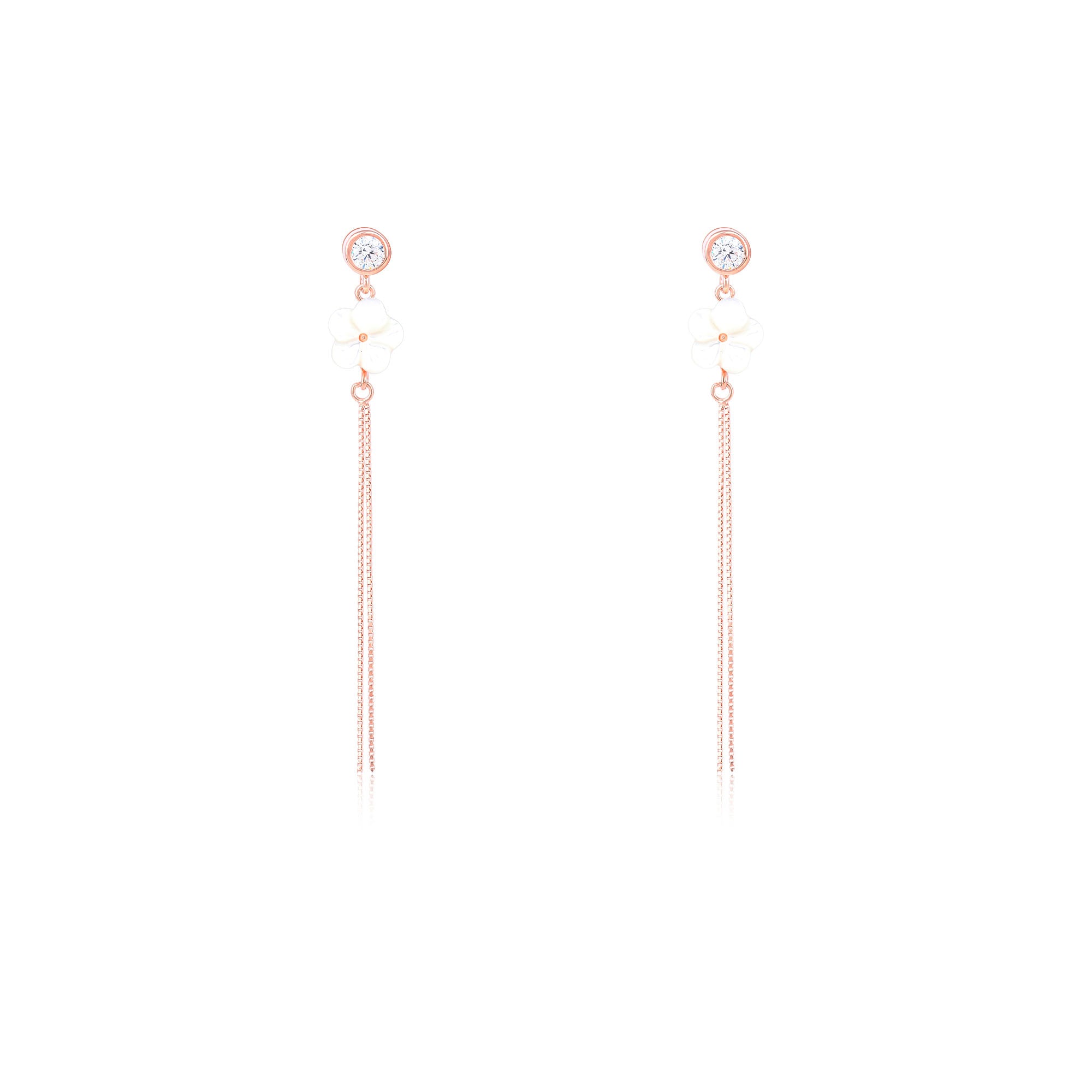 Flower Thread Earrings