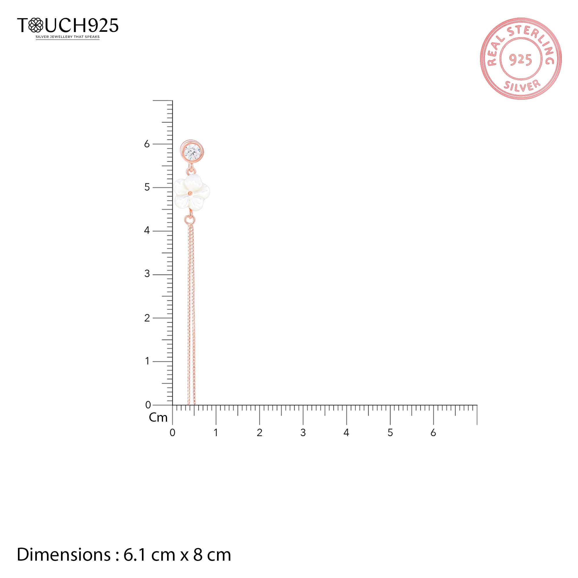 Flower Thread Earrings