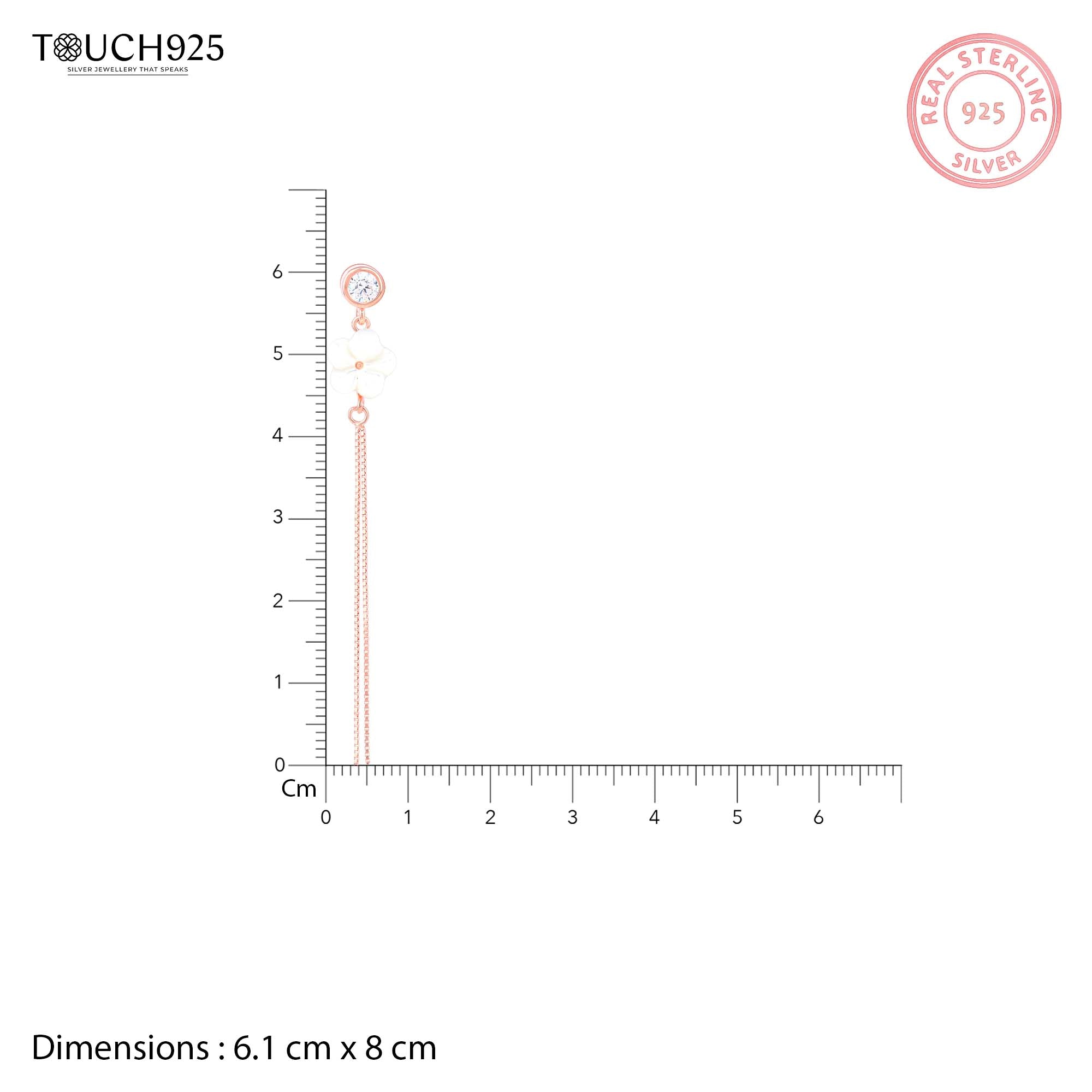 Flower Thread Earrings