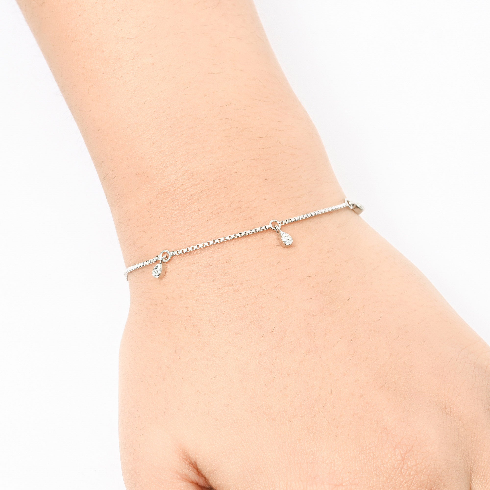 Mini Drop Silver Bracelet