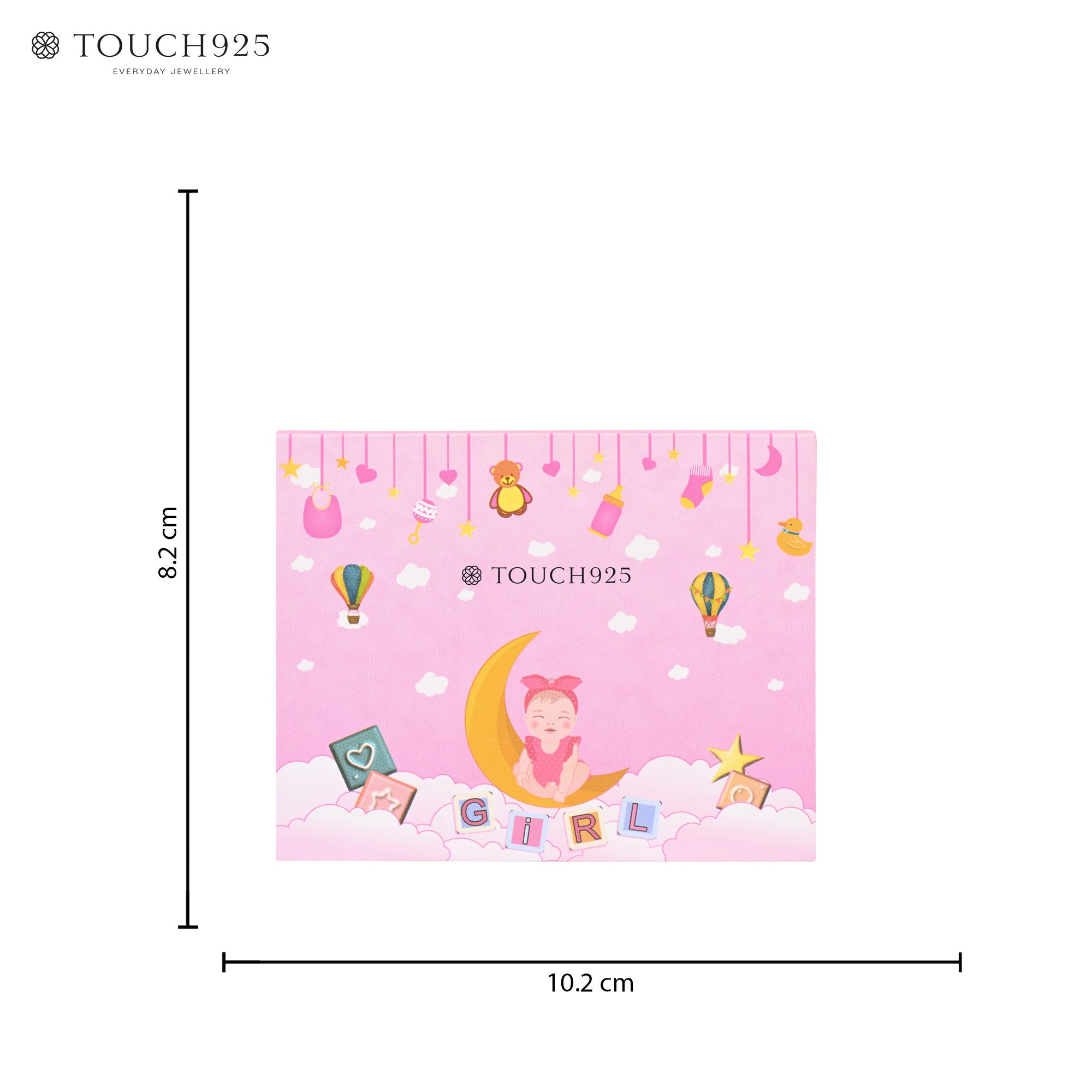 999 Silver Welcome Baby Girl Coin Box