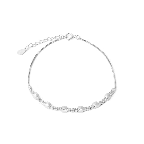 Mini Stud Silver Bracelet