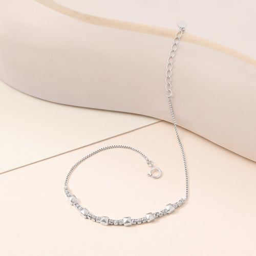 Mini Stud Silver Bracelet
