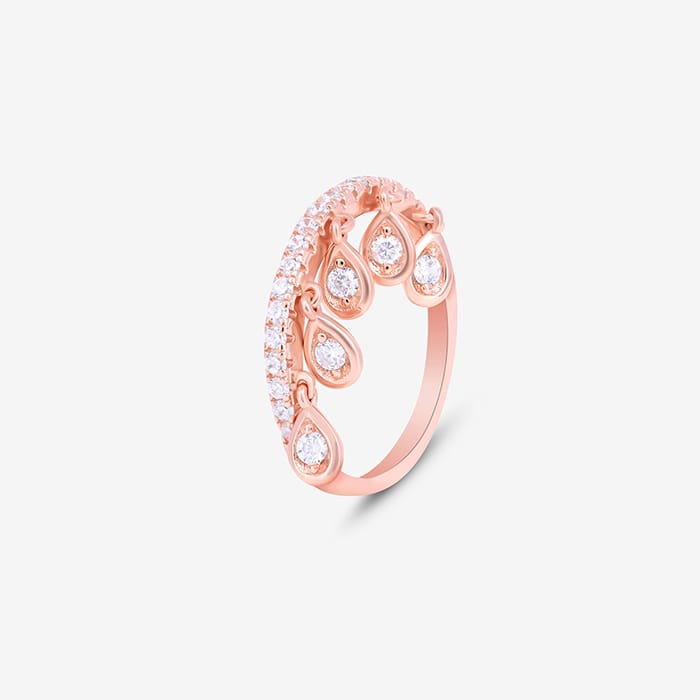 Rose Charmed Elegance Ring - Touch925