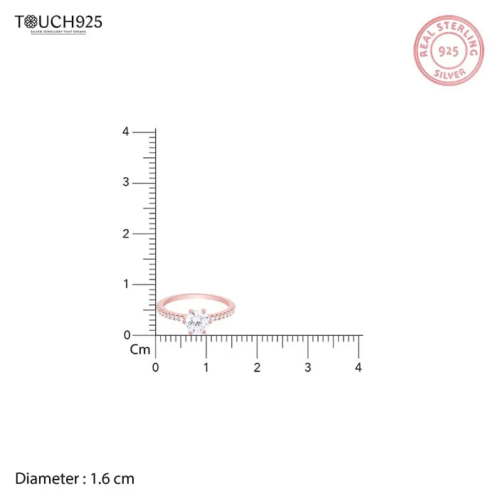 Crystal Elegance Ring - Touch925