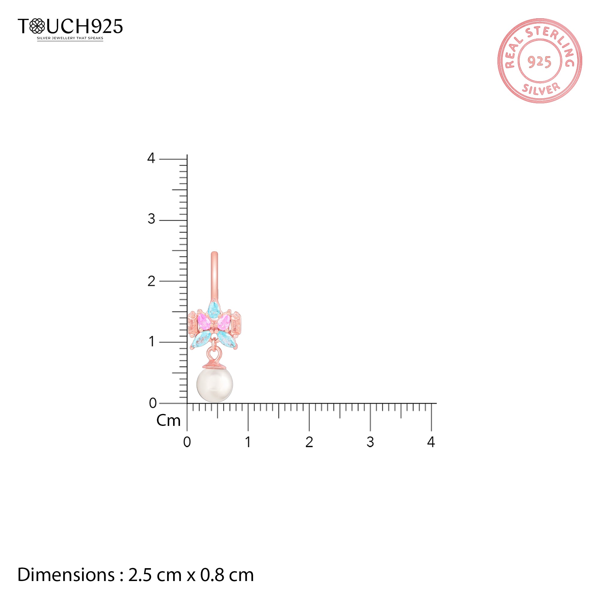 Pearl Drop Beads Earrings