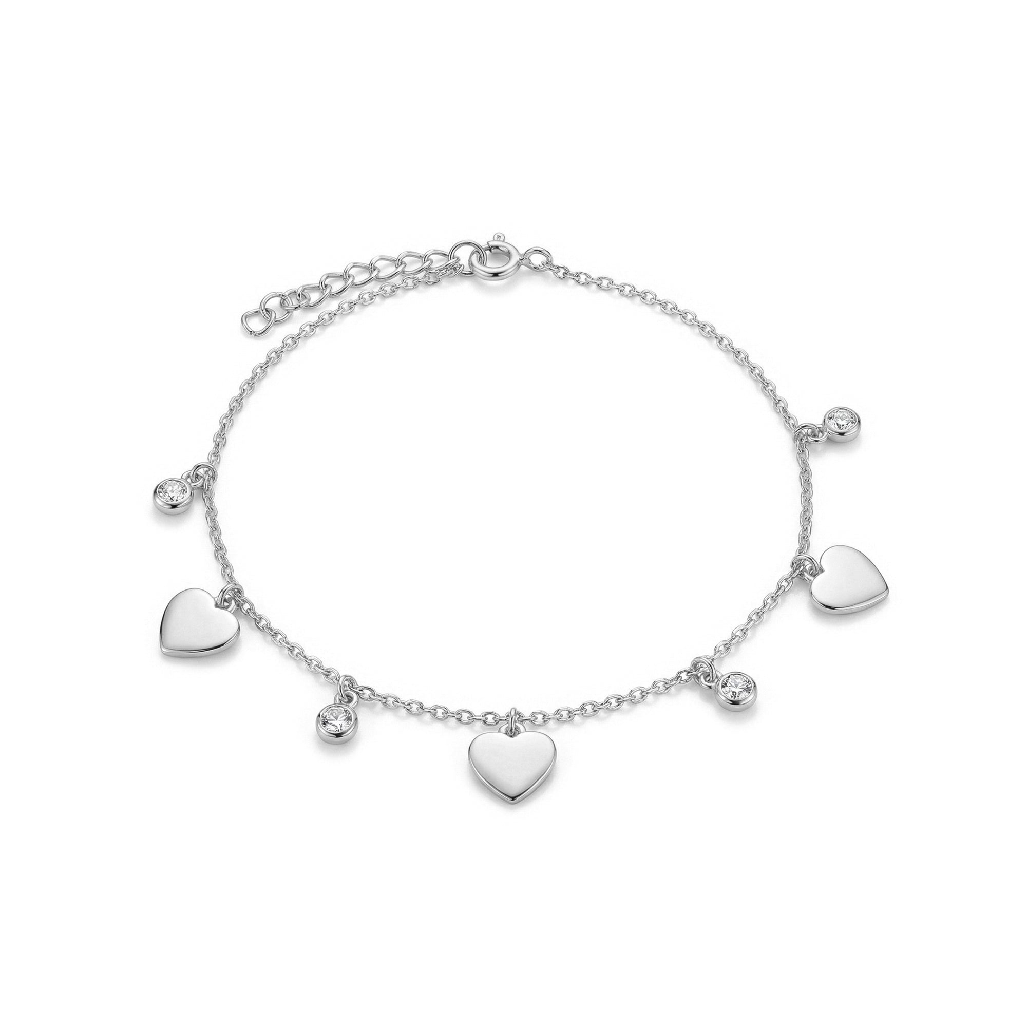 Heart Charm Bracelet