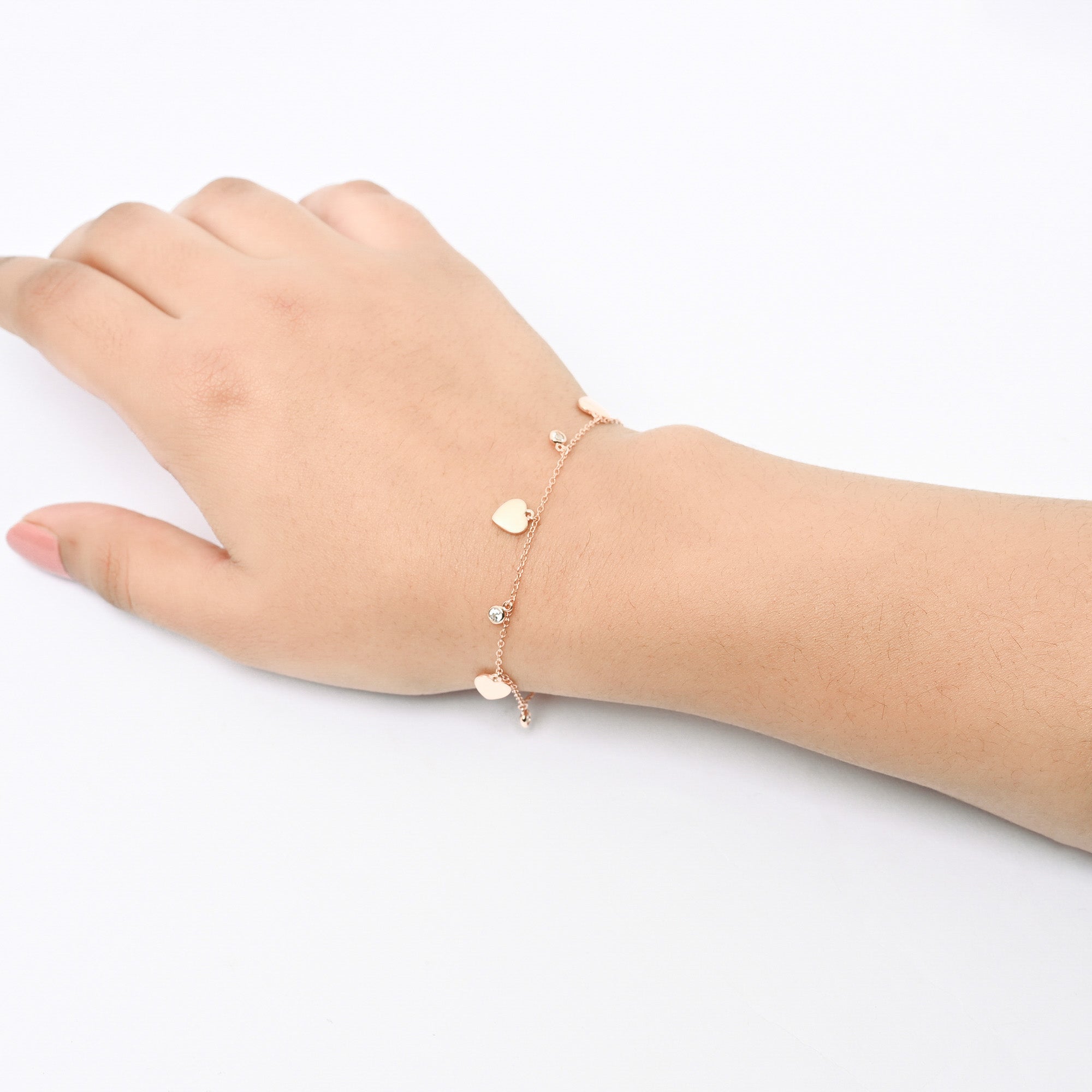 Heart Charm Bracelet