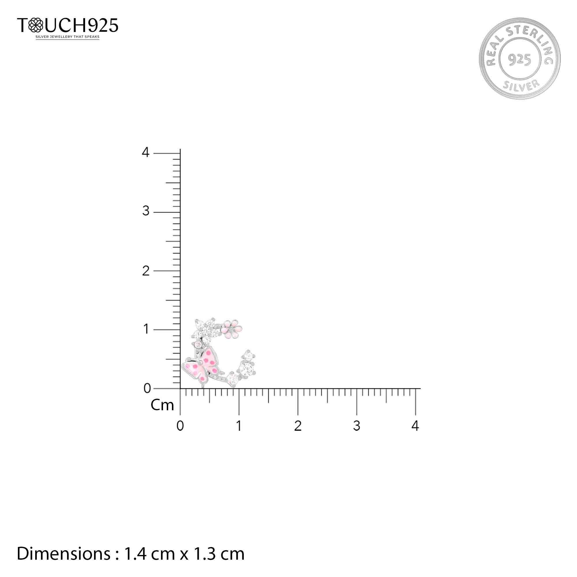 Breezy Butterfly Stud