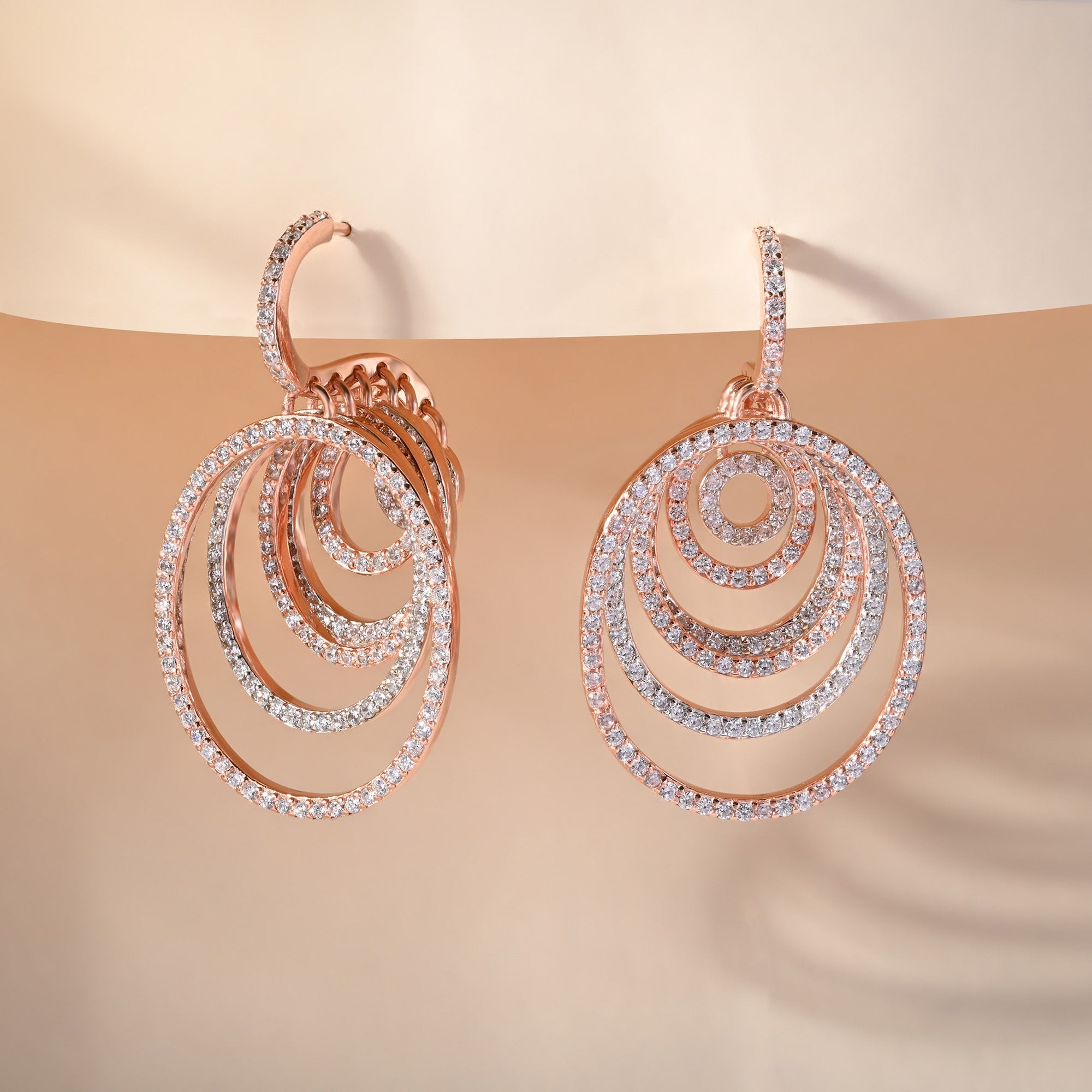 silver earrings