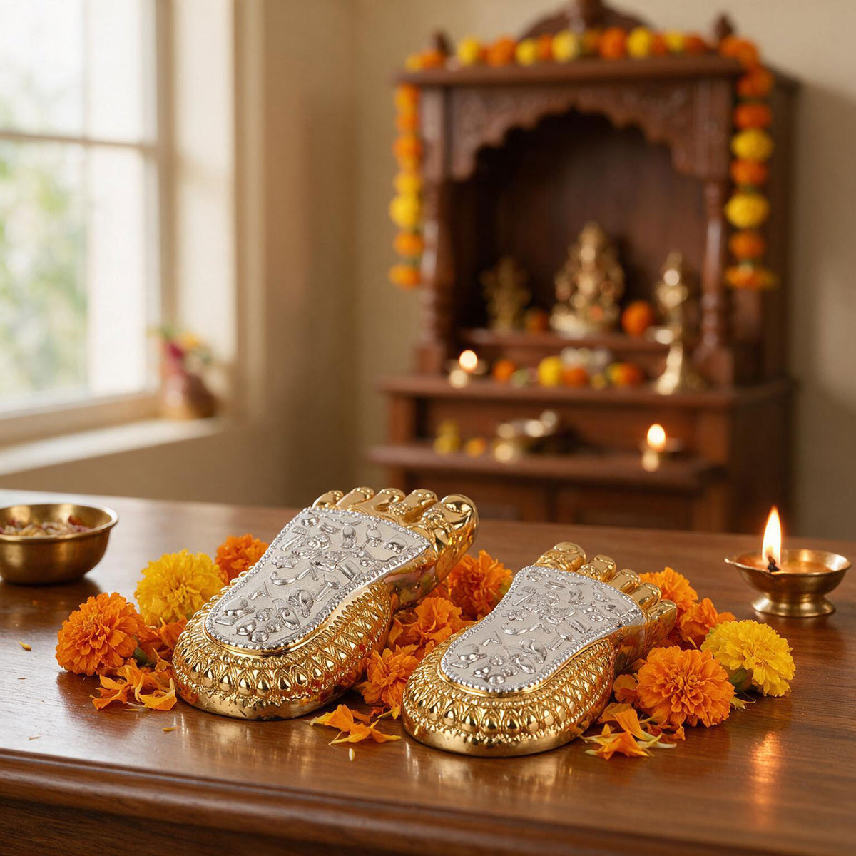 999 Goddess Lakshmi Charan Paduka