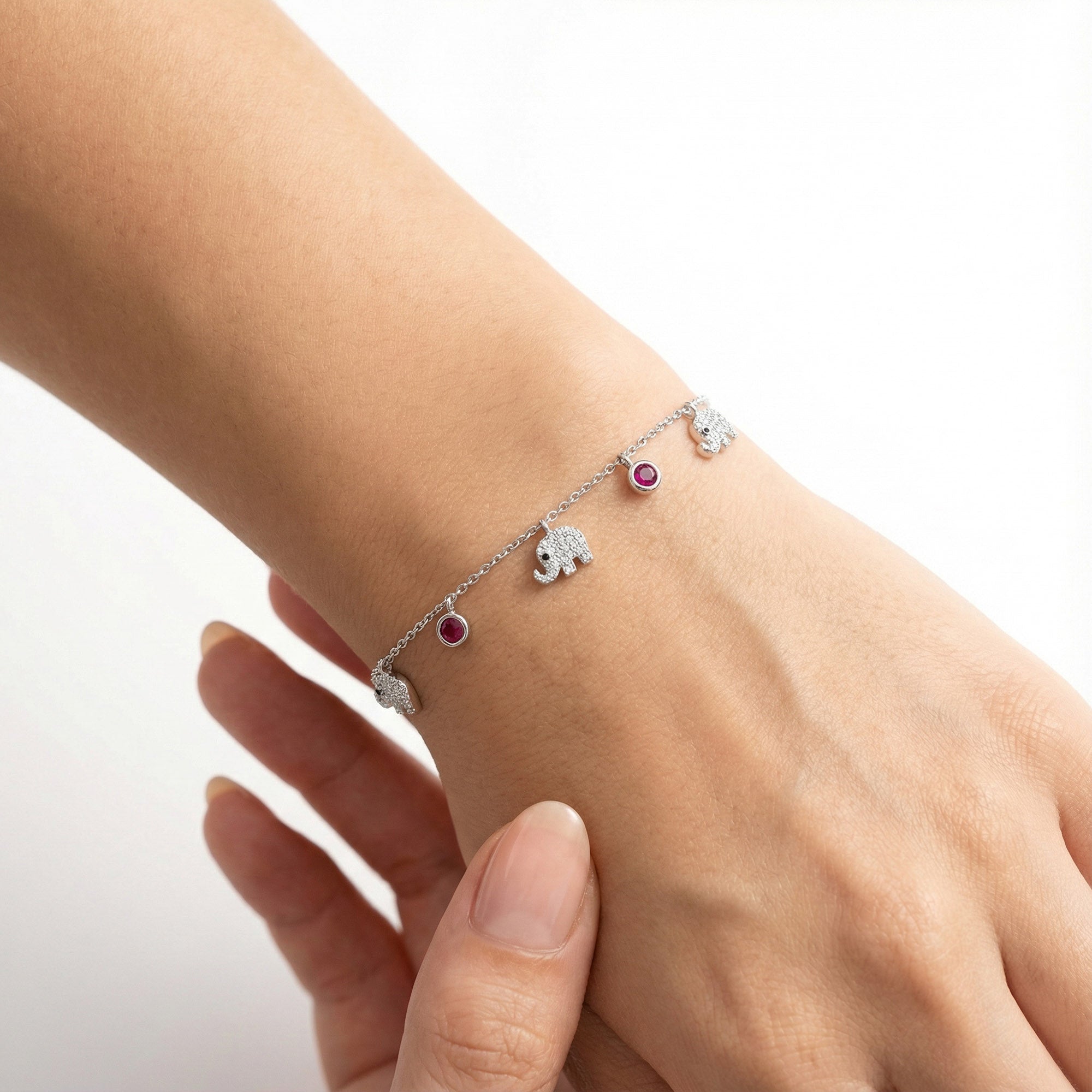Elephant Charm Bracelet