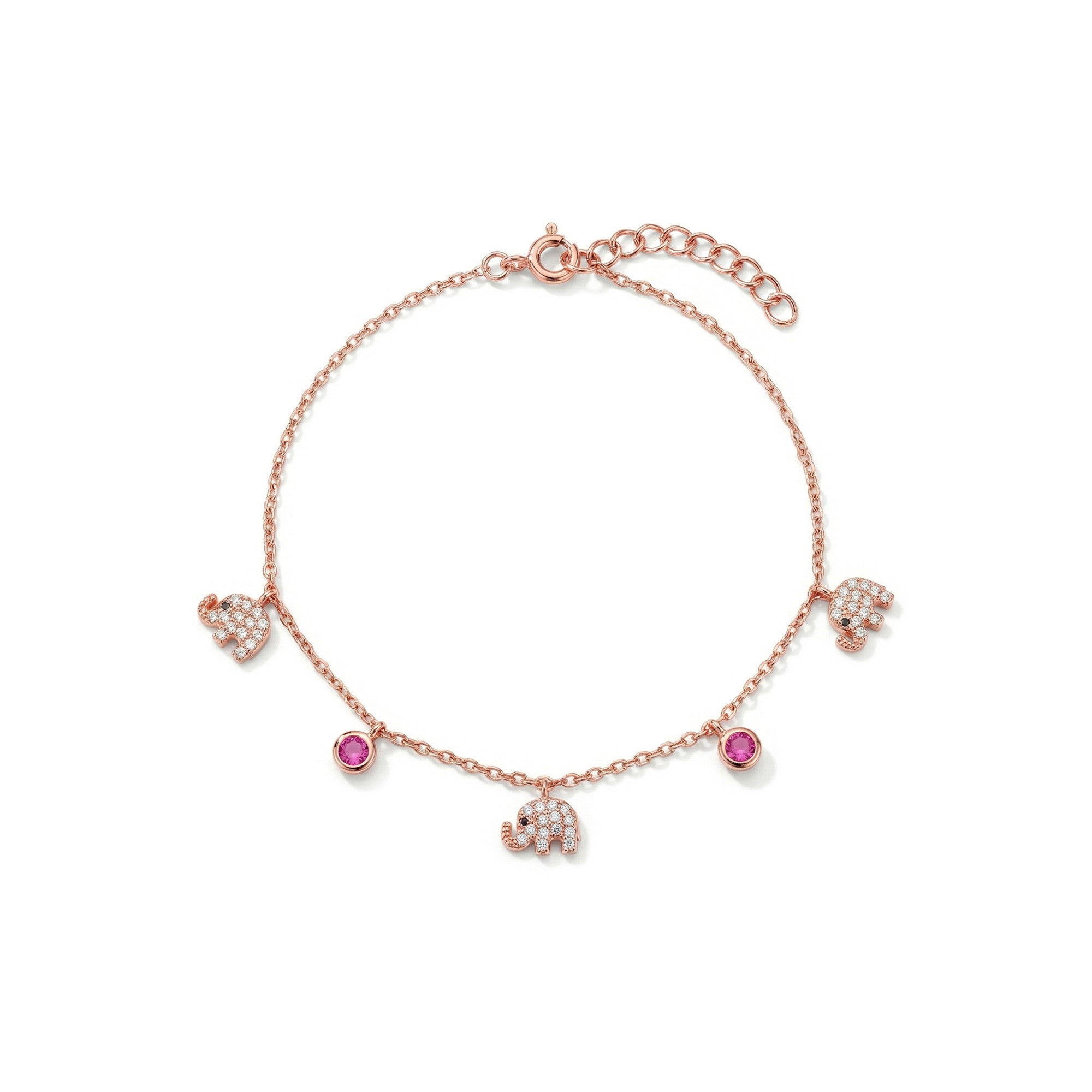 Elephant Charm Bracelet