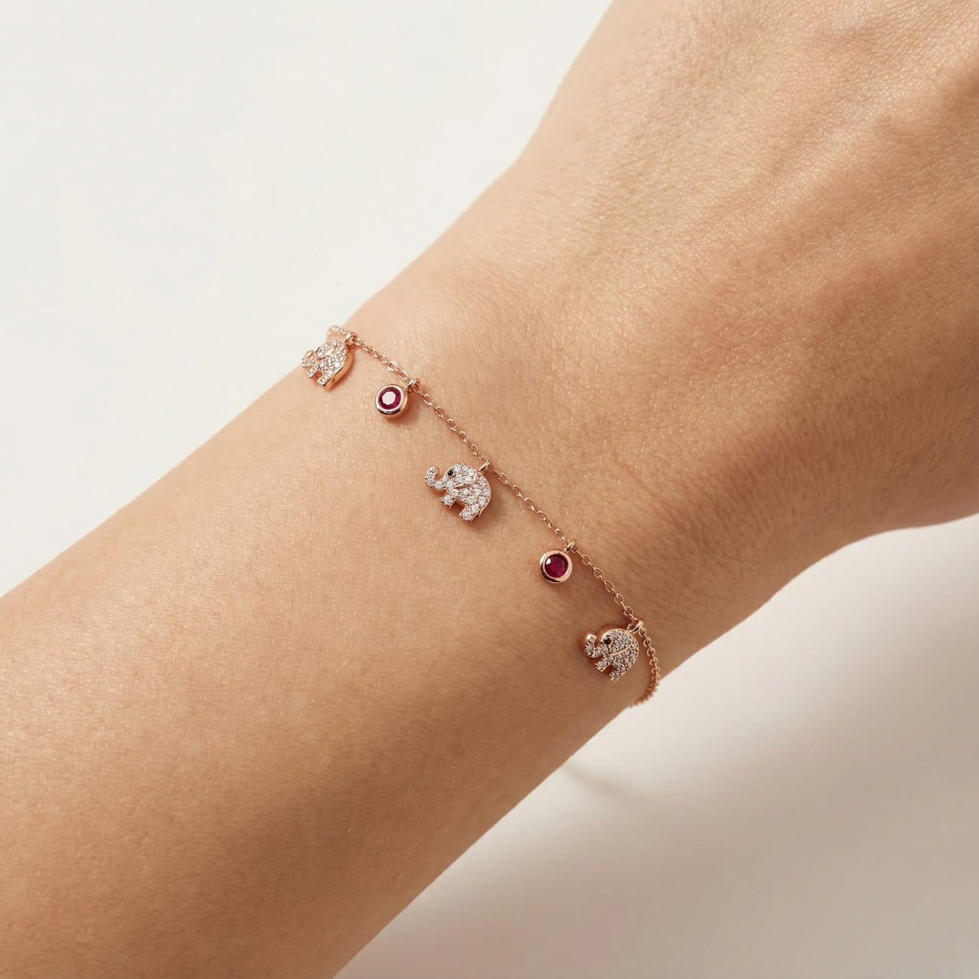 Elephant Charm Bracelet