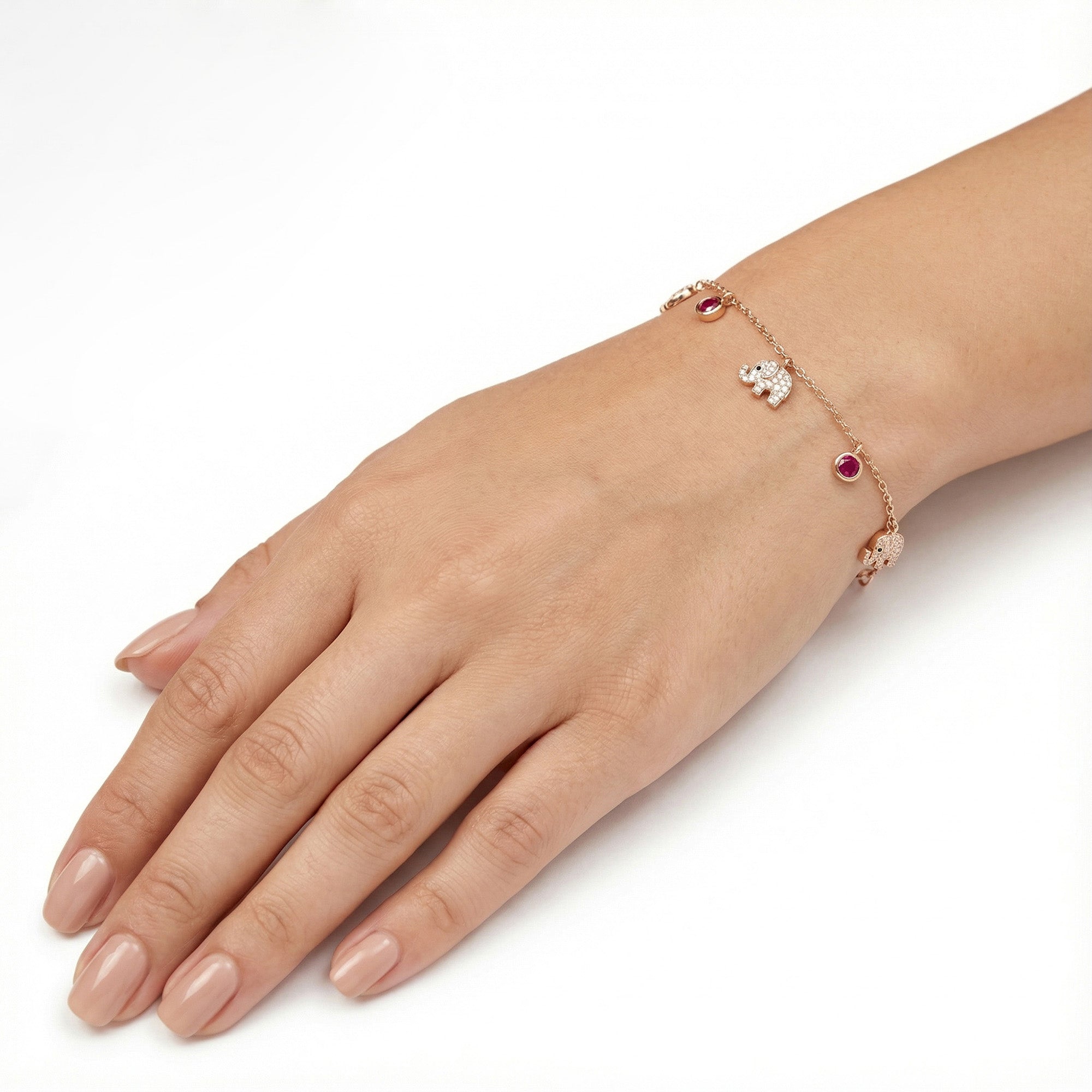 Elephant Charm Bracelet