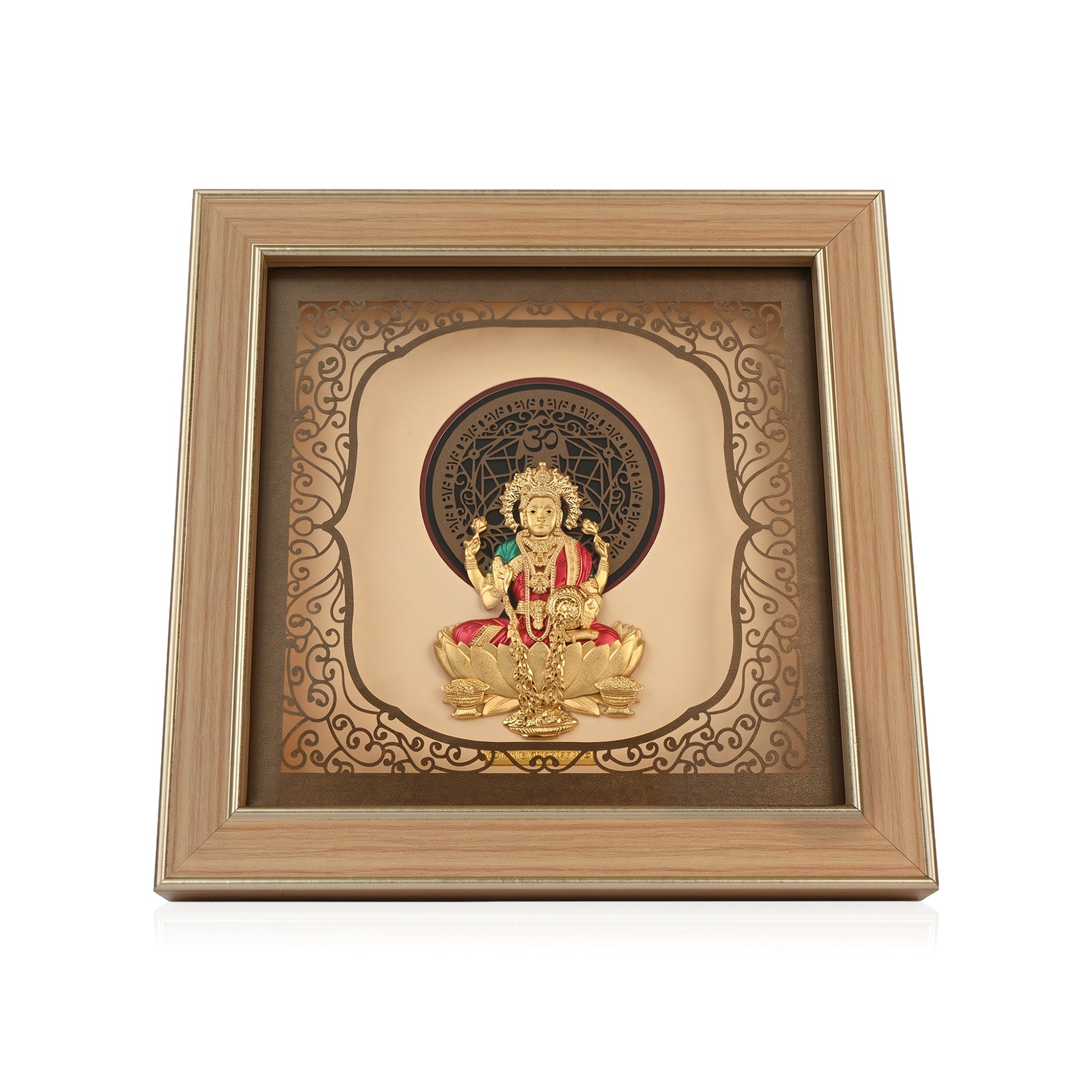 Goddess Lakshmi 24K Gold Foil Frame