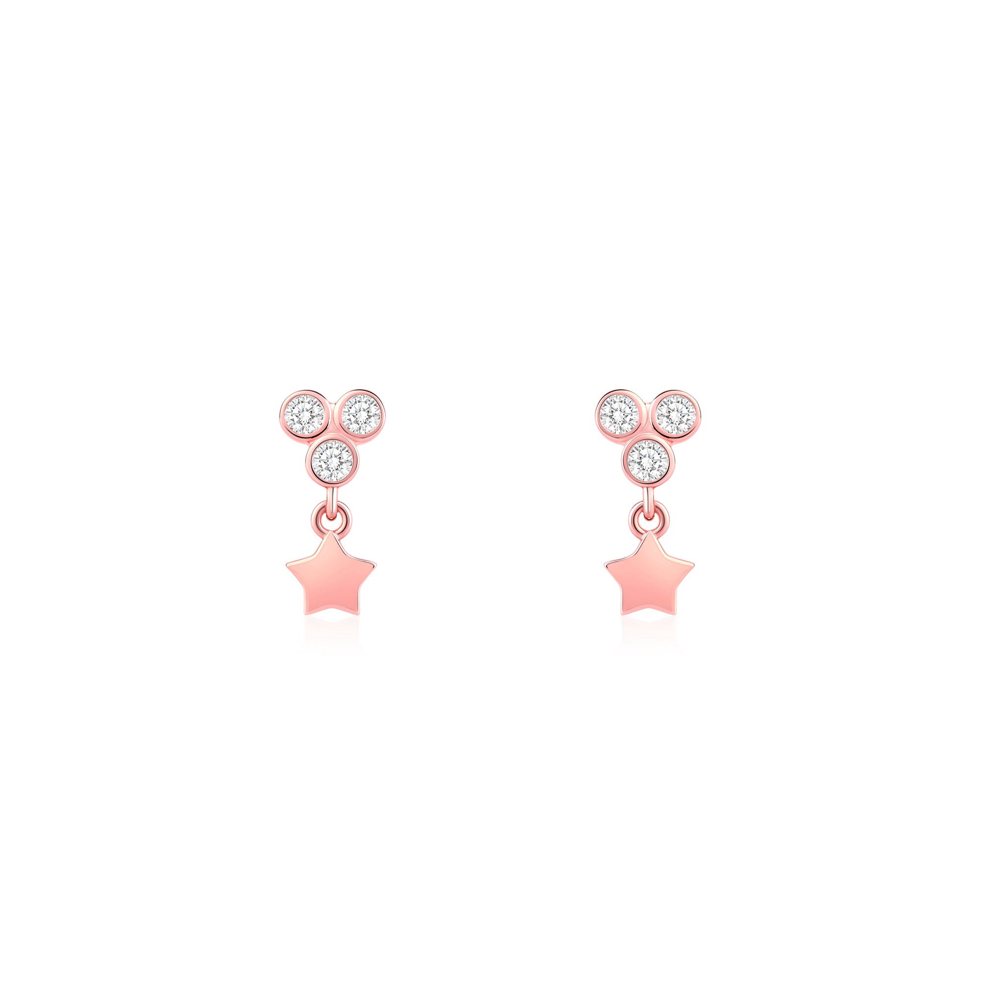 Star Dangle Stud Earring