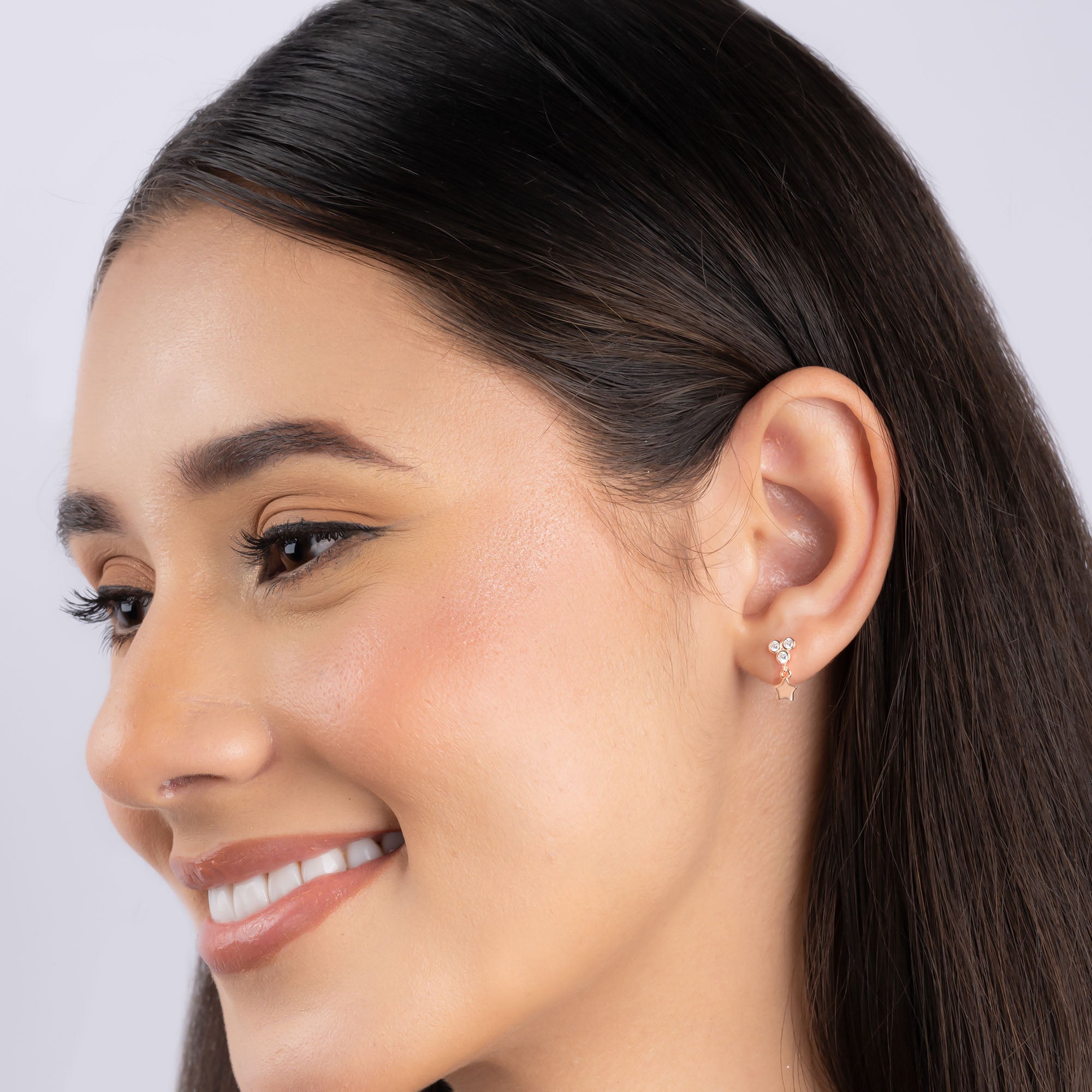Star Dangle Stud Earring