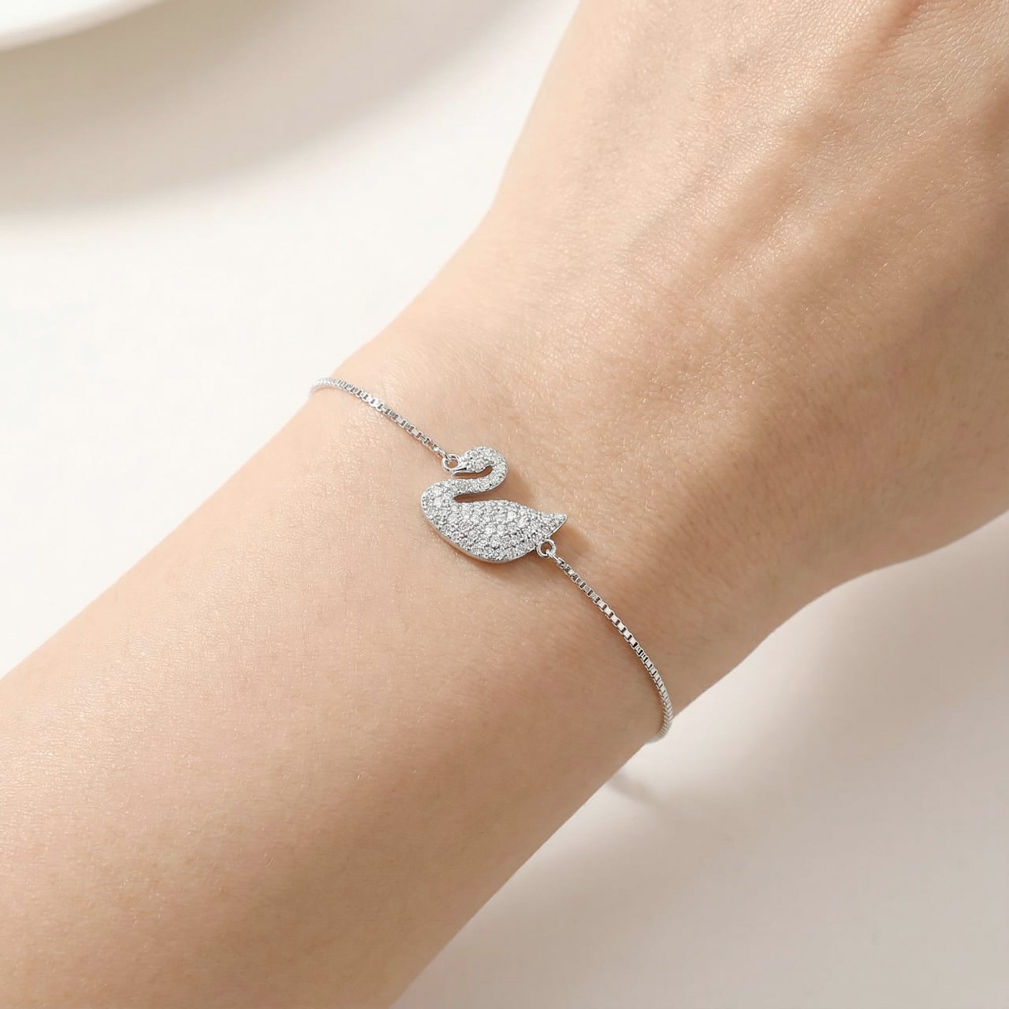 Swan CZ Bracelet