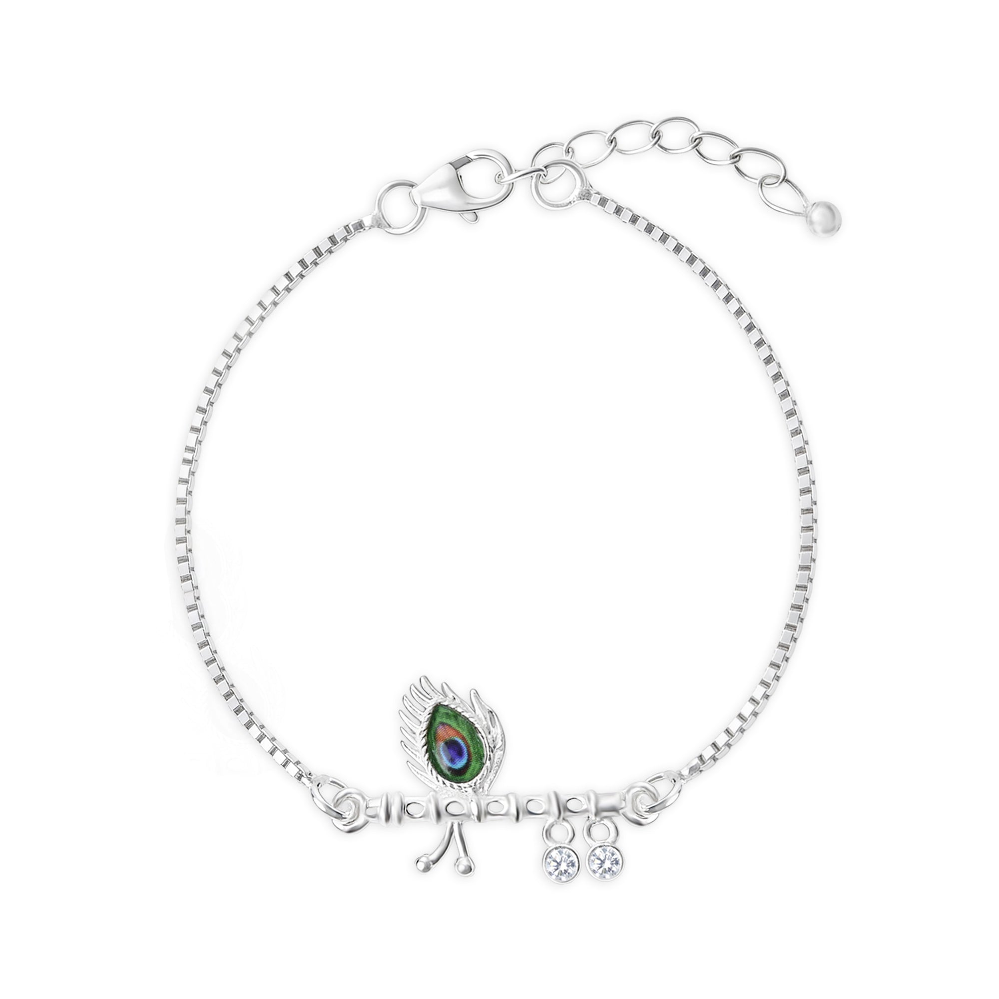 Chandi Bansuri Dangle Rakhi