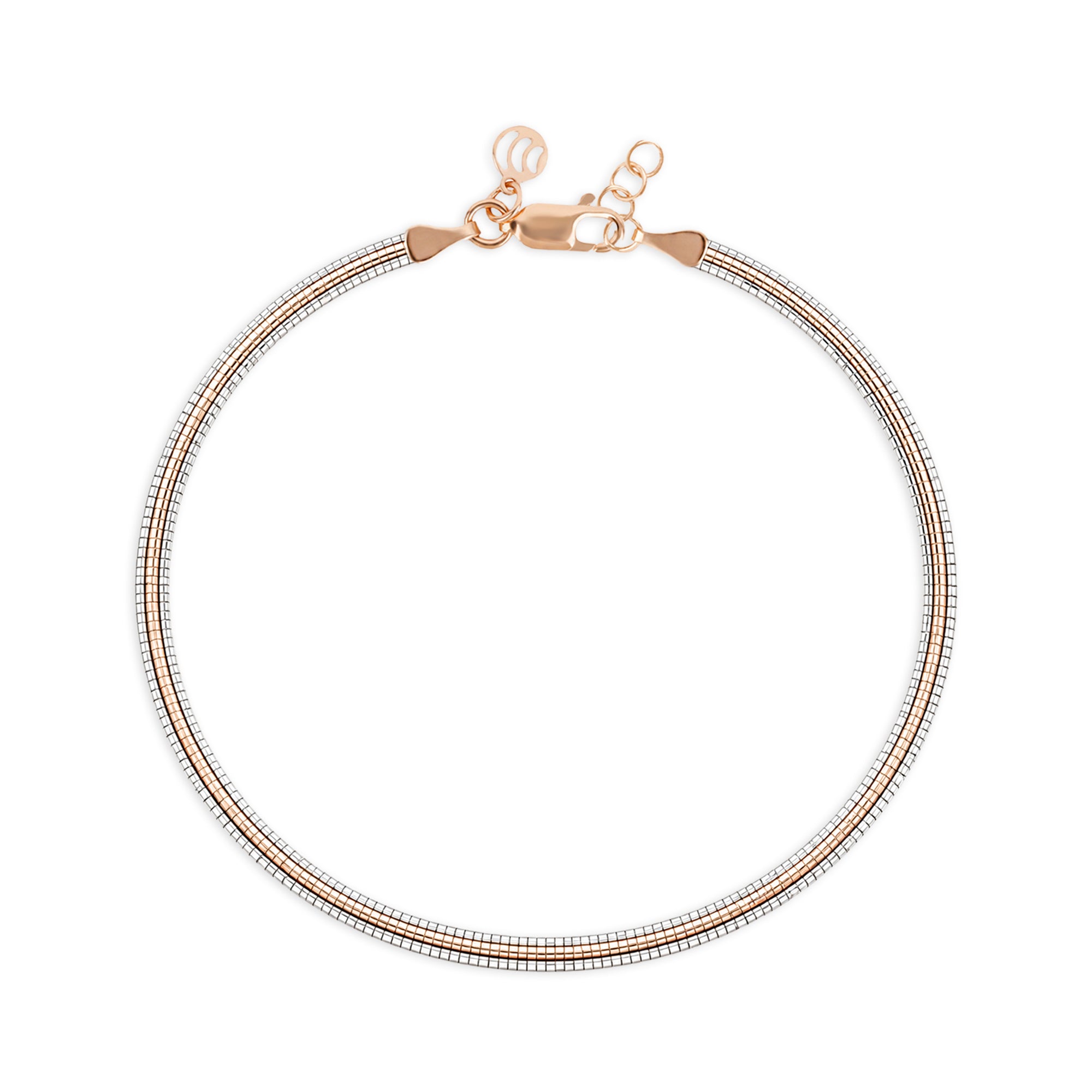 SIlver Two-Tone Elegance Rakhi
