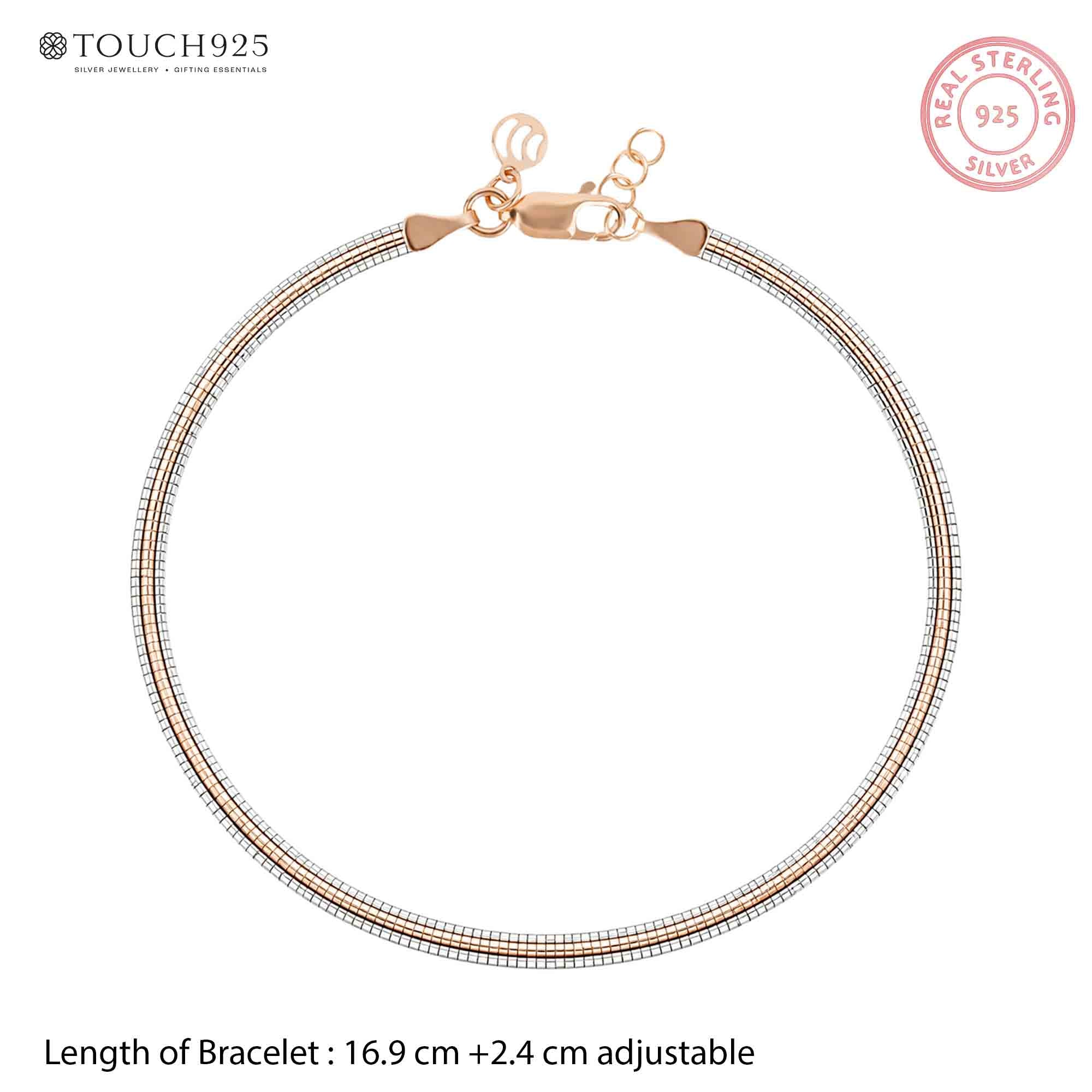 SIlver Two-Tone Elegance Rakhi