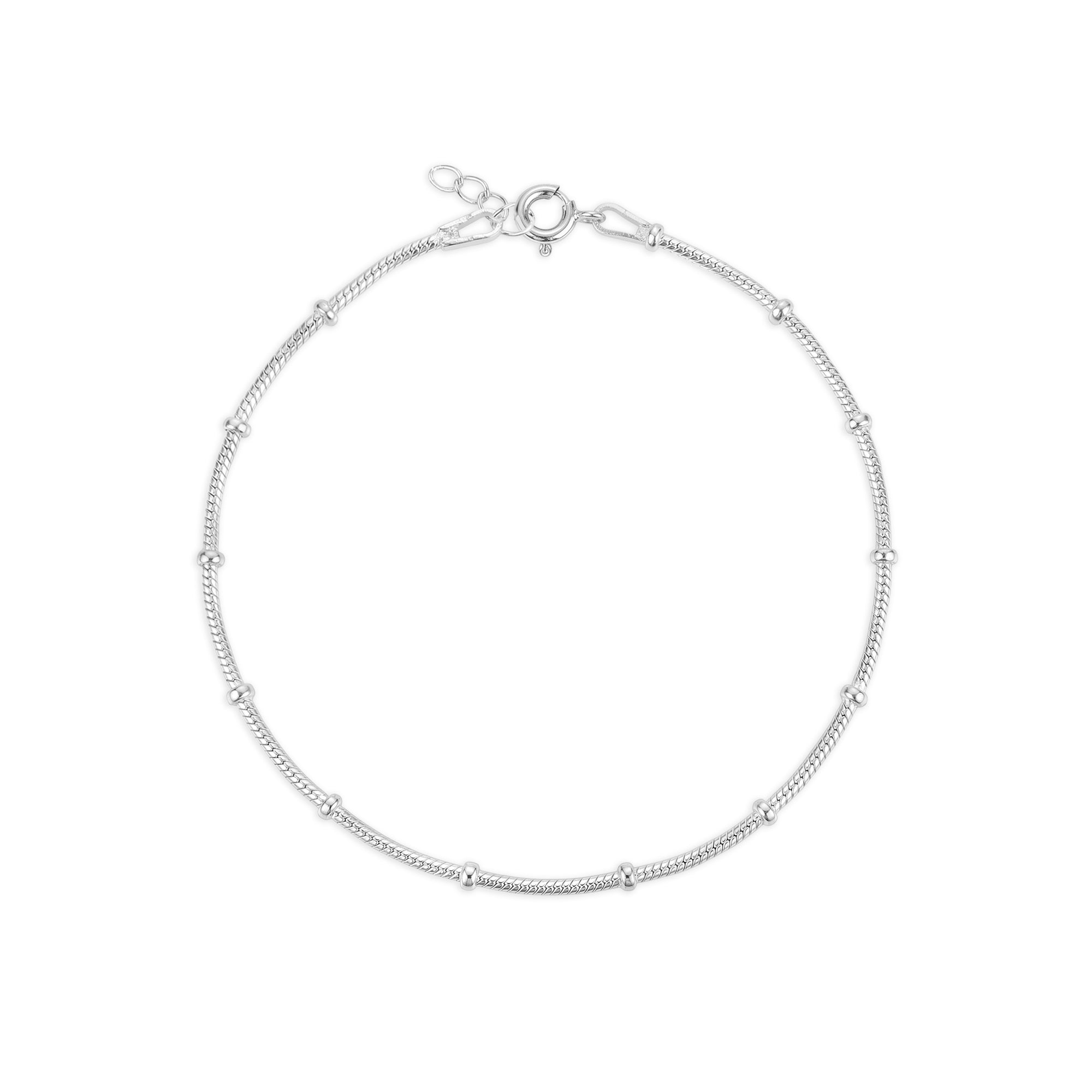 Snake Chain Beaded Bracelet