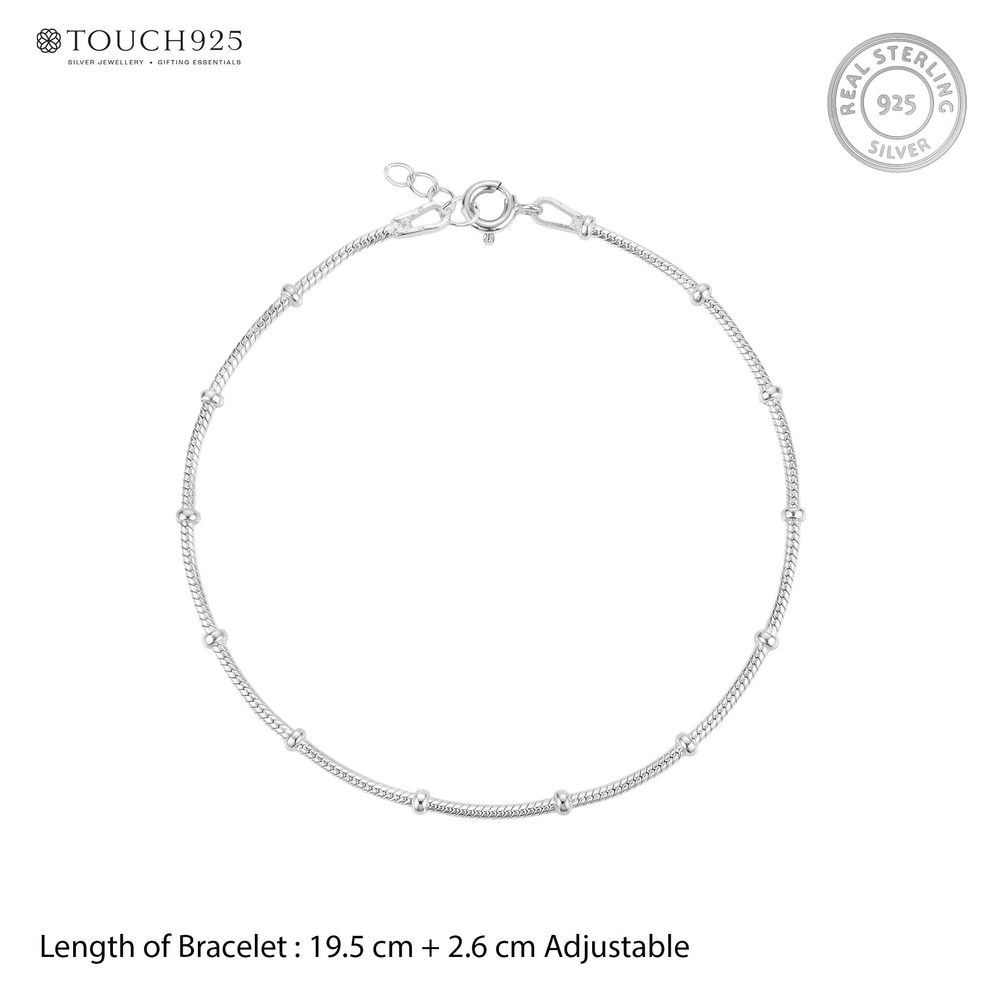 Snake Chain Beaded Bracelet