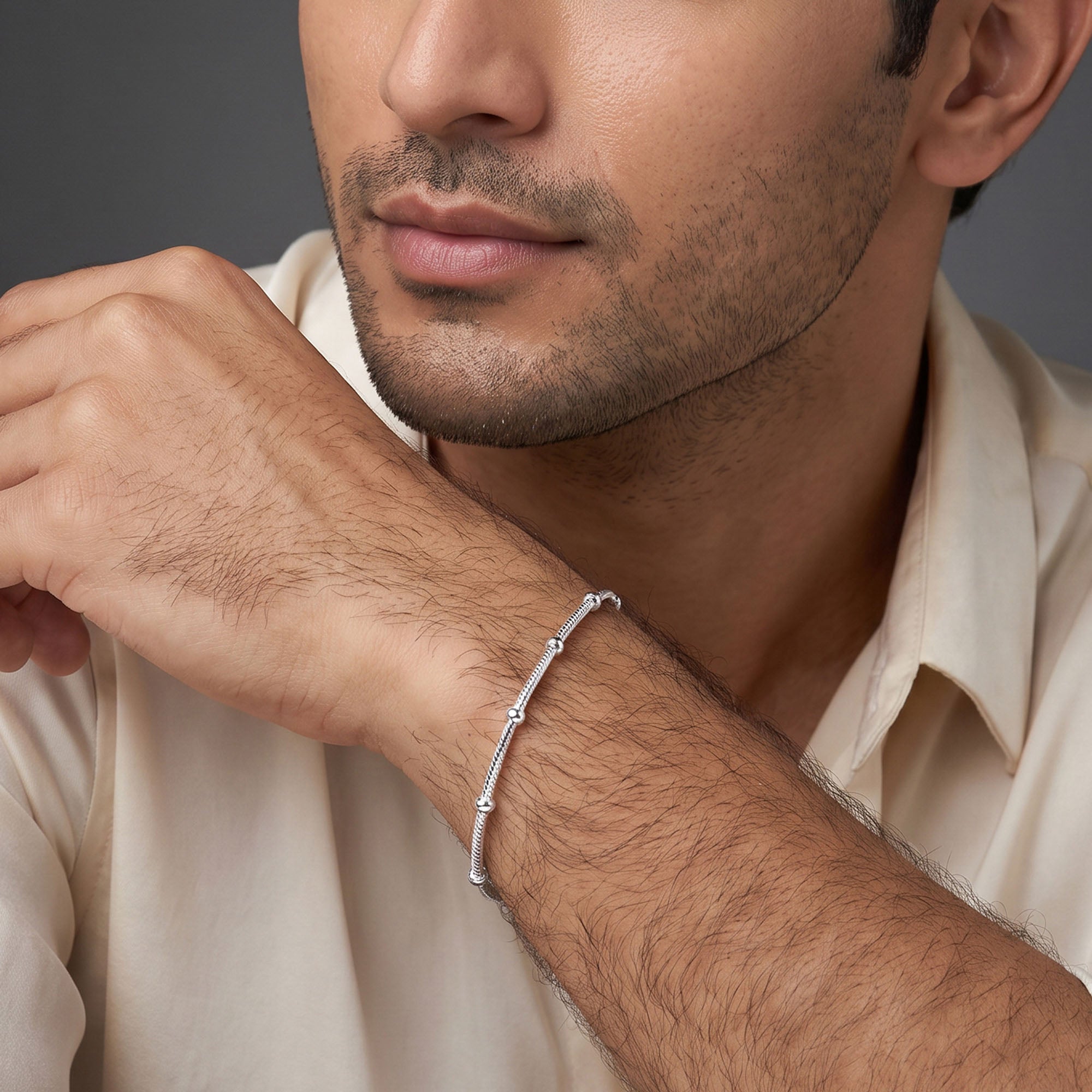 Snake Chain Beaded Bracelet
