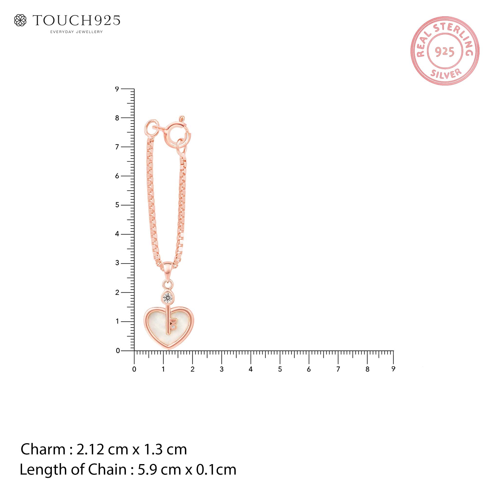 Secret Key Heart Charm