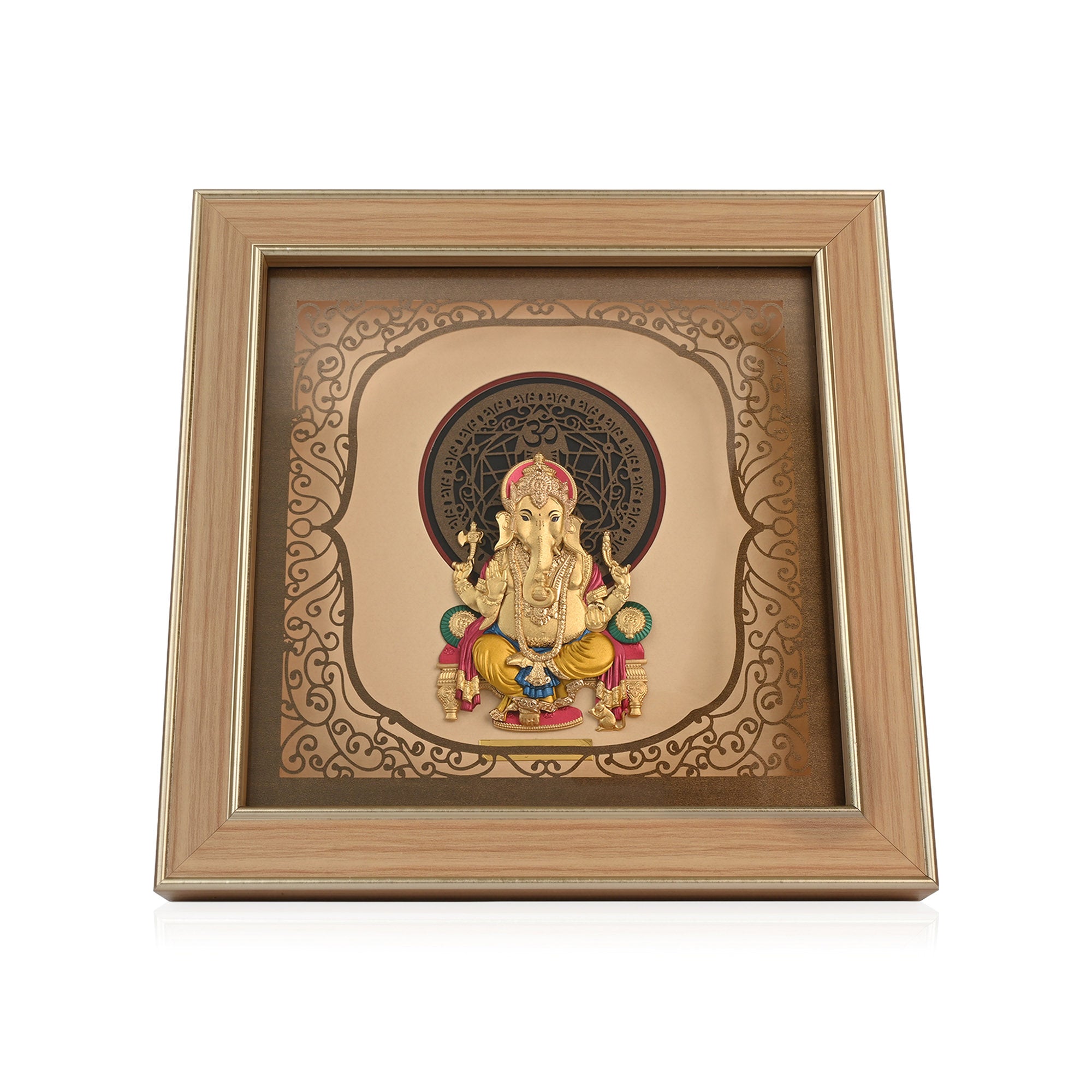 Lord Ganesha 24K Gold Foil Frame