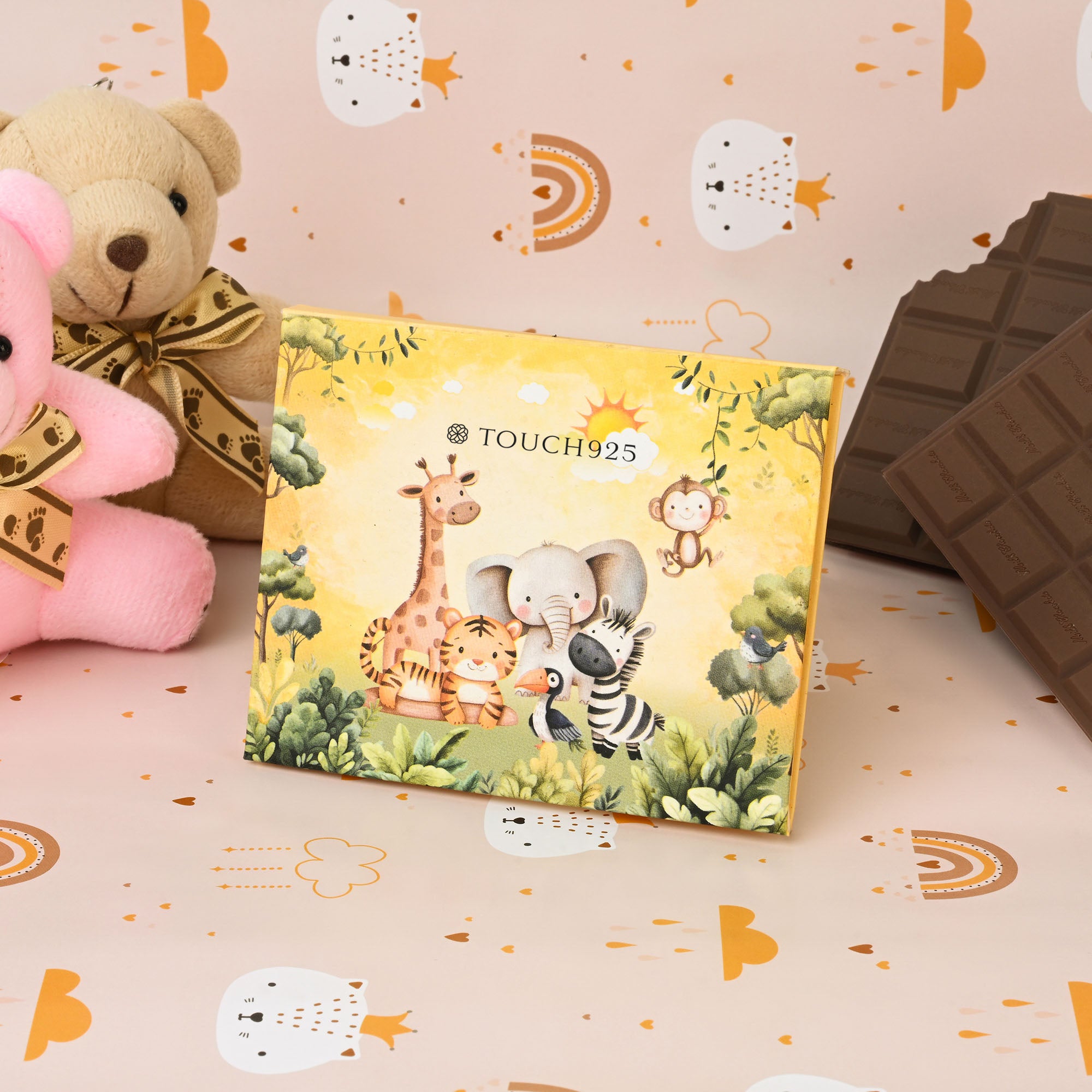 999 Silver Jungle Baby Coin Box