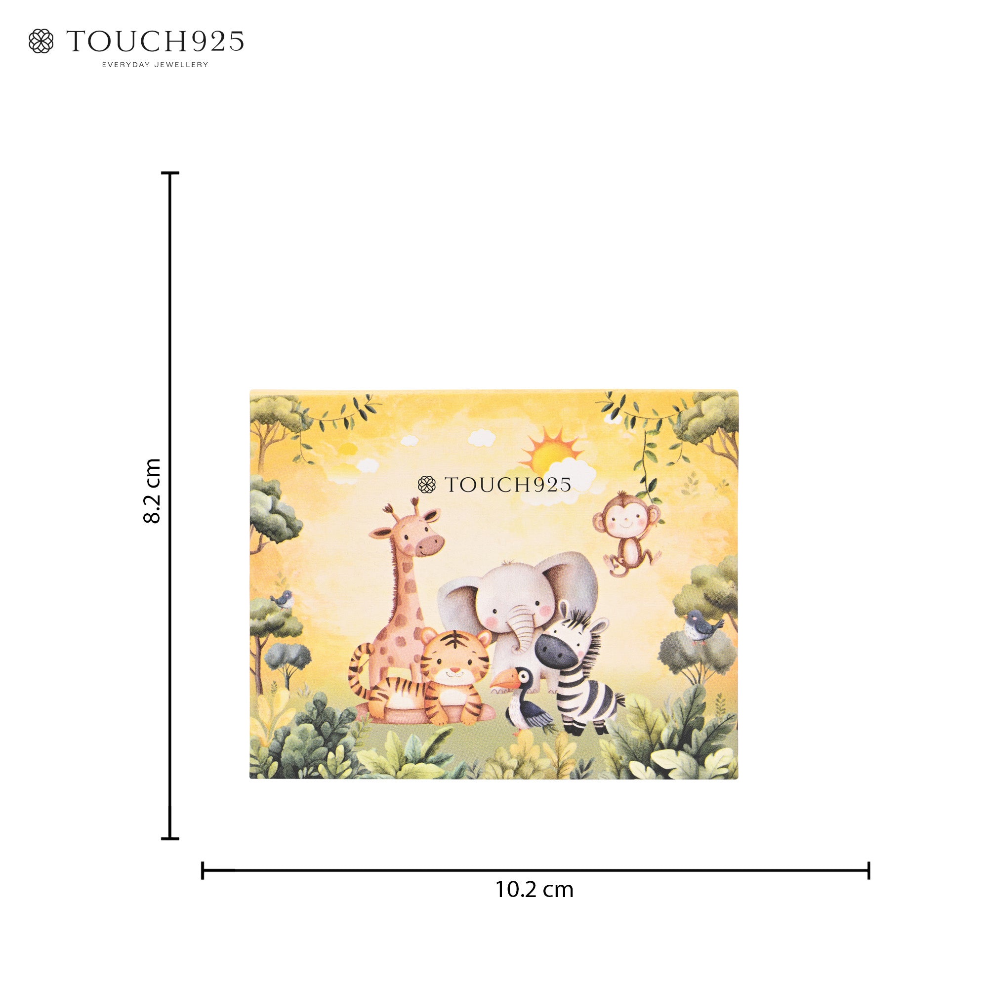 999 Silver Jungle Baby Coin Box