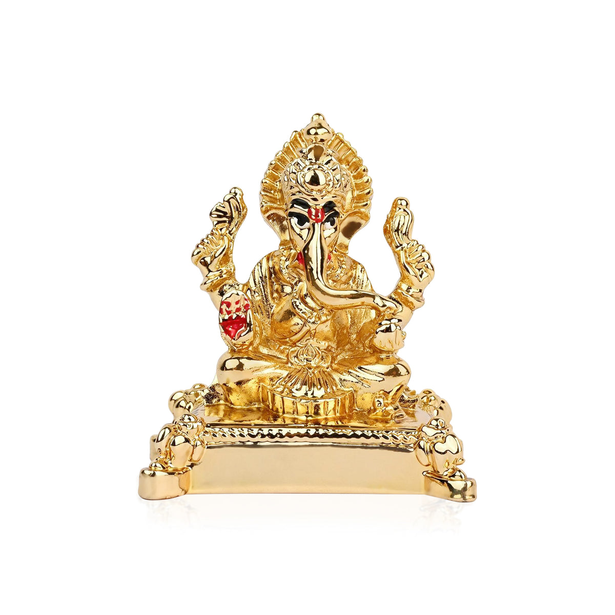 999 Silver Plated Lord Ganesha Idol