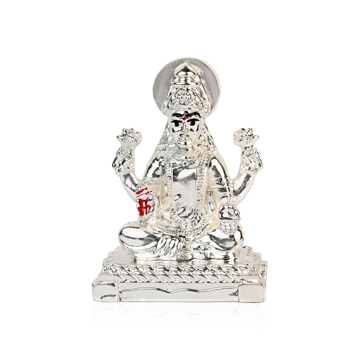 999 Silver Goddess Lakshmi Idol