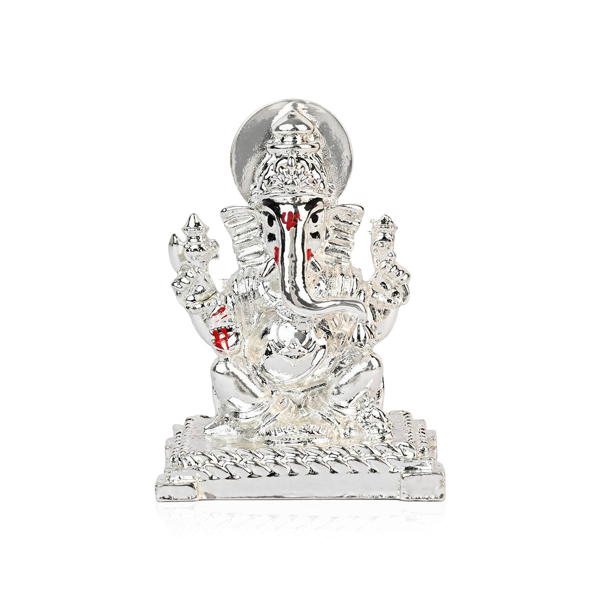 999 Silver Lord Ganesha Idol